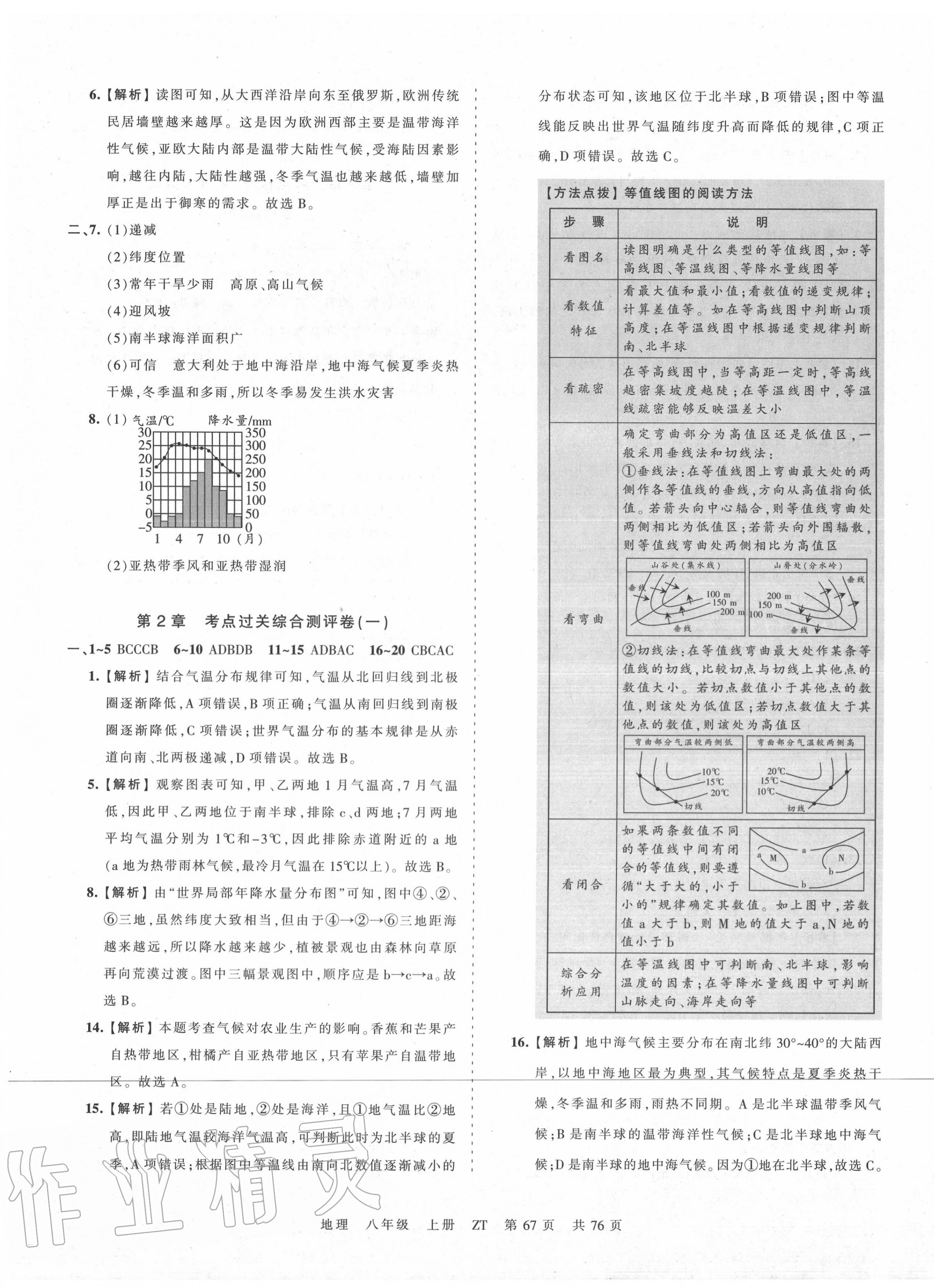 2020年王朝霞考點(diǎn)梳理時(shí)習(xí)卷八年級(jí)地理上冊(cè)中圖版 第3頁(yè)