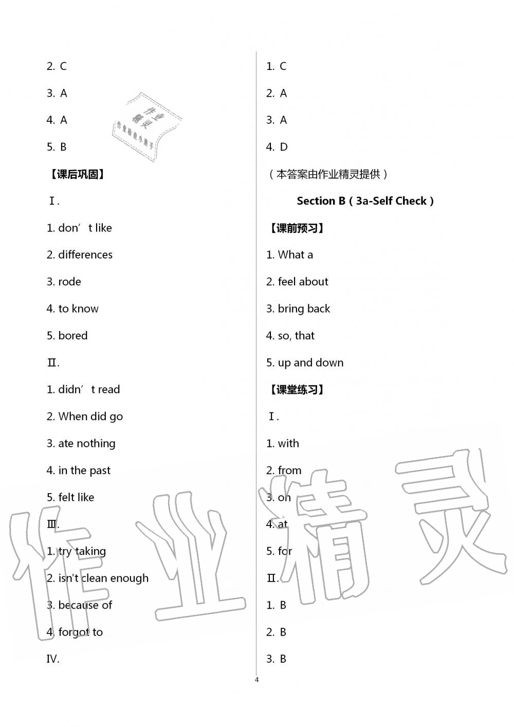 2020年学习指要八年级英语上册人教版重庆专用 第4页