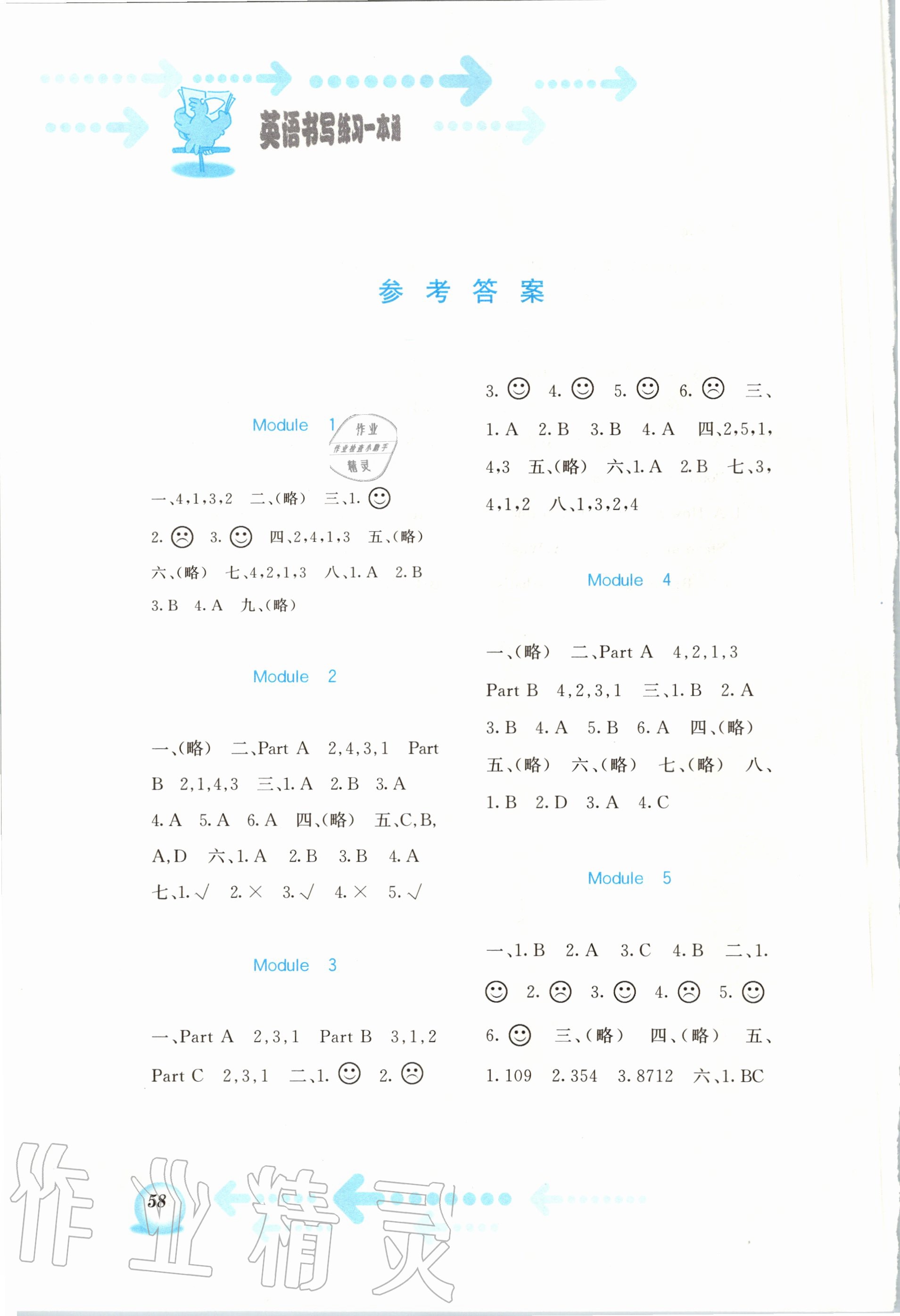 2020年英語(yǔ)書寫練習(xí)一本通三年級(jí)上冊(cè)外研版三起 第1頁(yè)