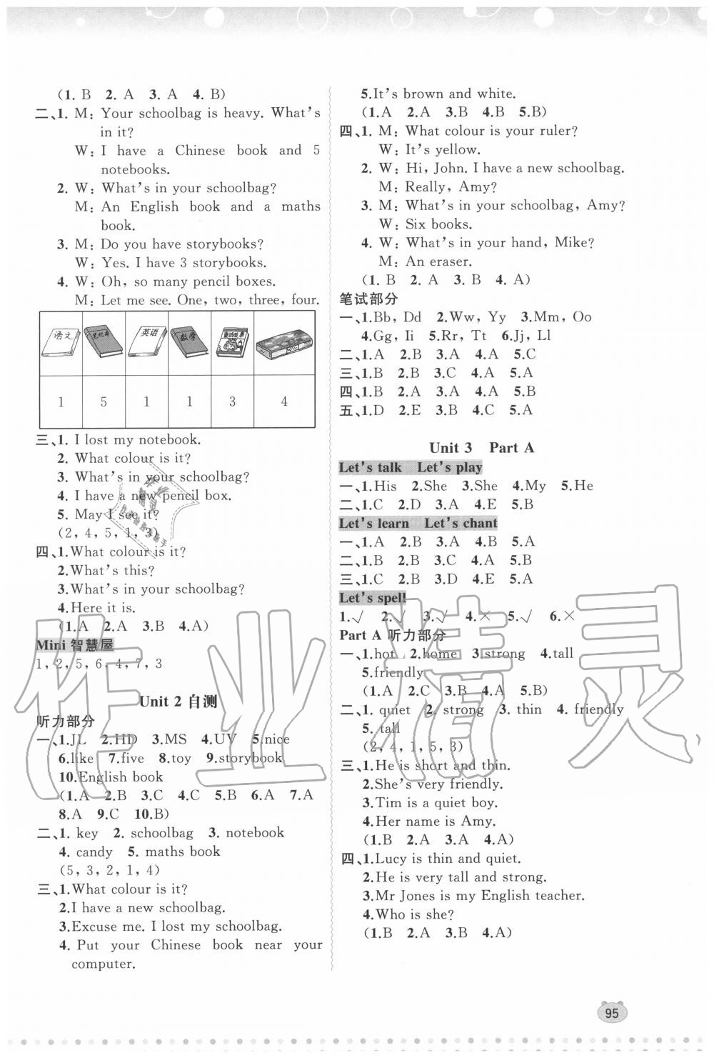 2020年新課程學(xué)習(xí)與測評同步學(xué)習(xí)四年級英語上冊人教版 第3頁