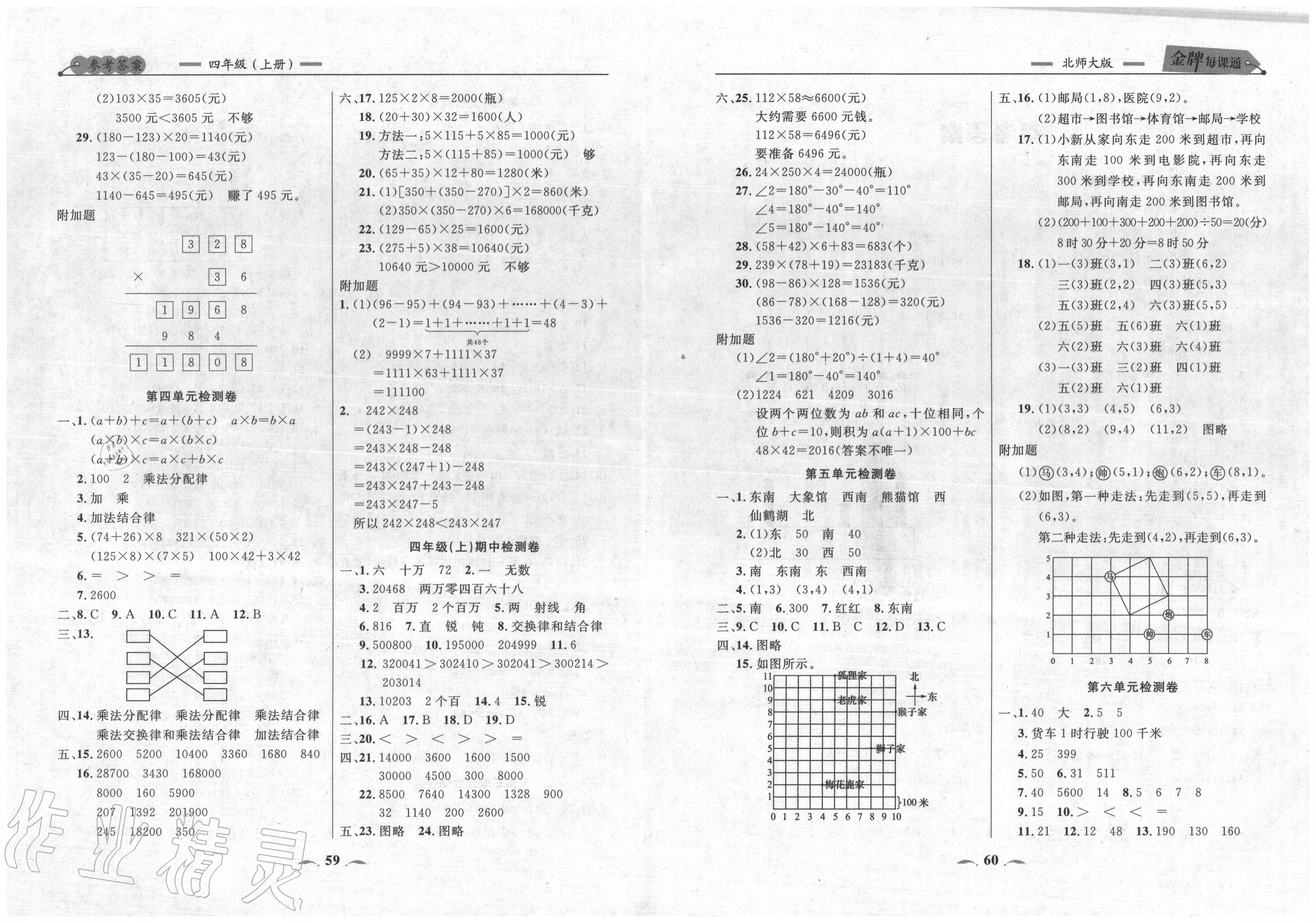 2020年點石成金金牌每課通四年級數(shù)學上冊北師大版大連專版 第2頁