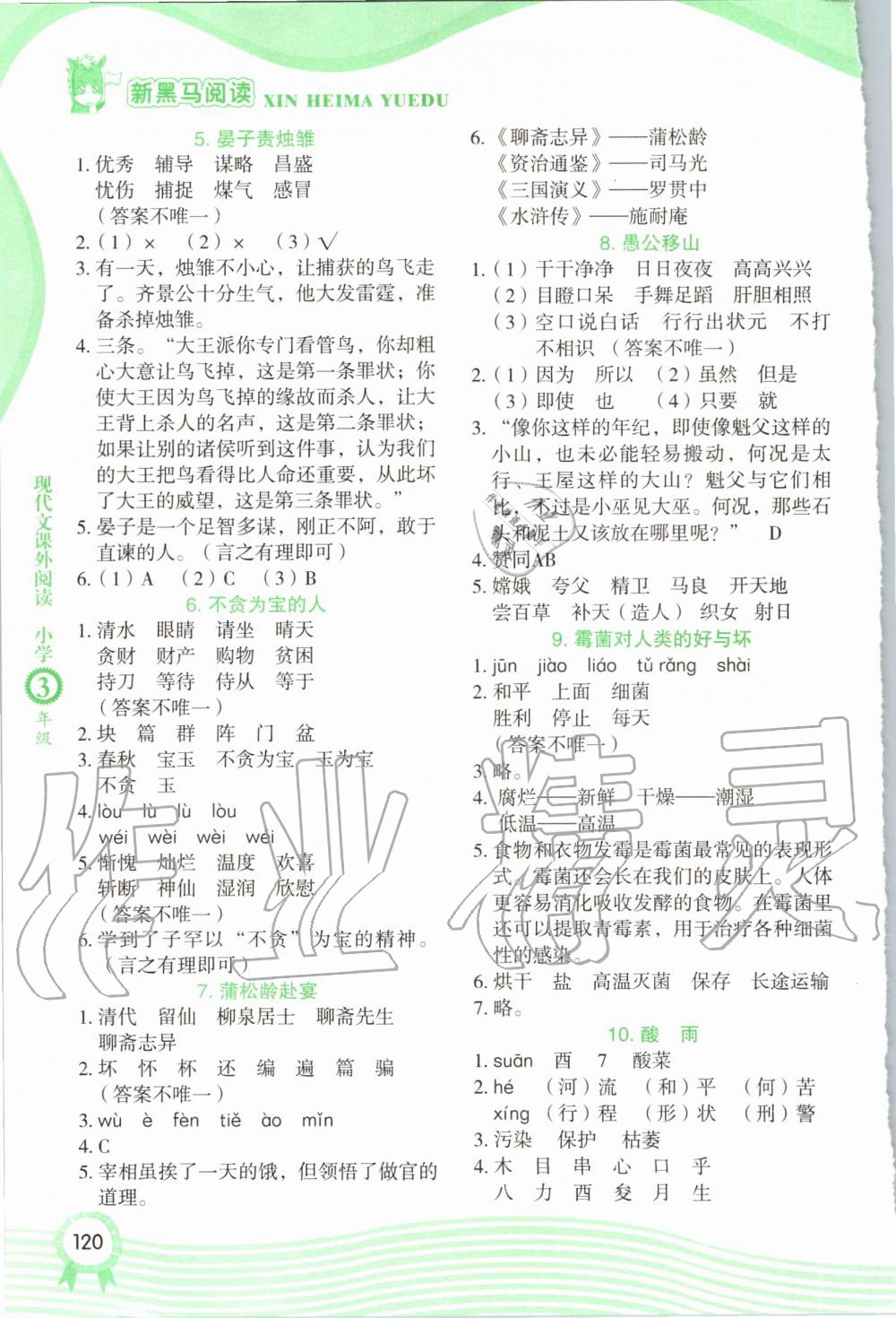 2020年新黑馬閱讀現(xiàn)代文閱讀小學(xué)三年級(jí) 第2頁(yè)