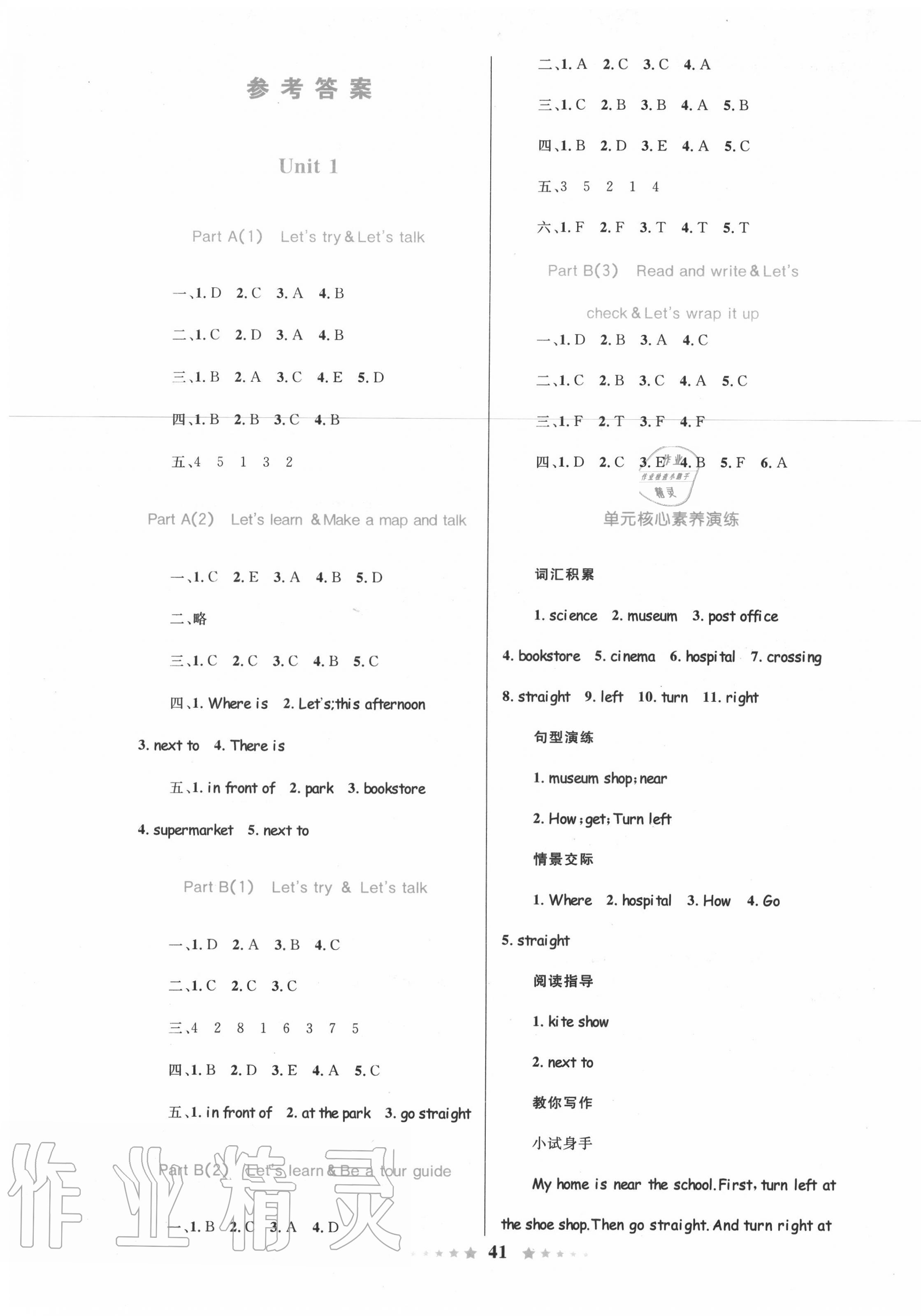 2020年小學同步測控全優(yōu)設計六年級英語上冊人教版 第1頁