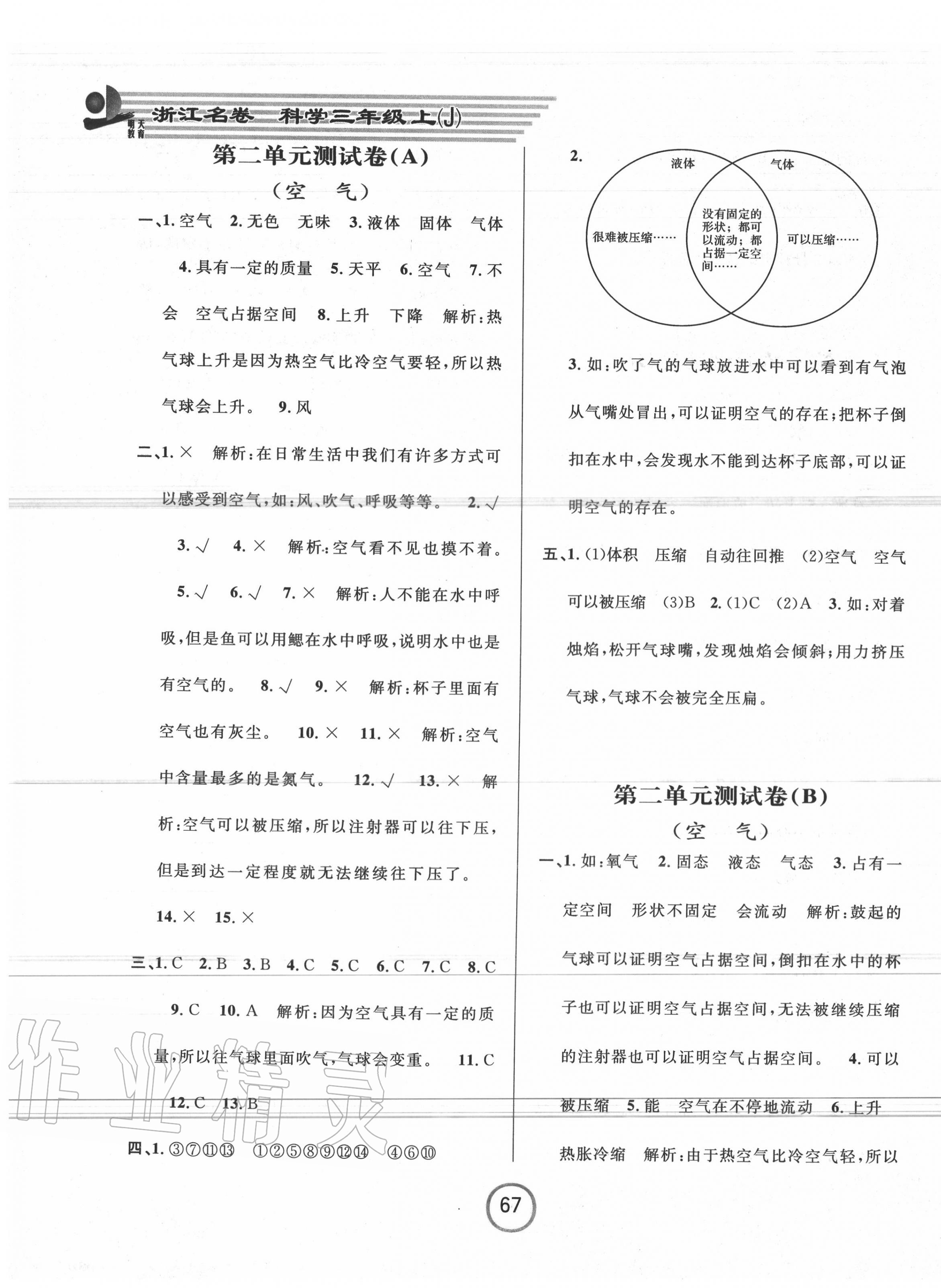 2020年浙江名卷三年級(jí)科學(xué)上冊(cè)教科版 第3頁