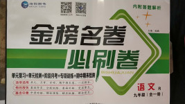 2020年金榜名卷必刷卷九年級語文全一冊人教版