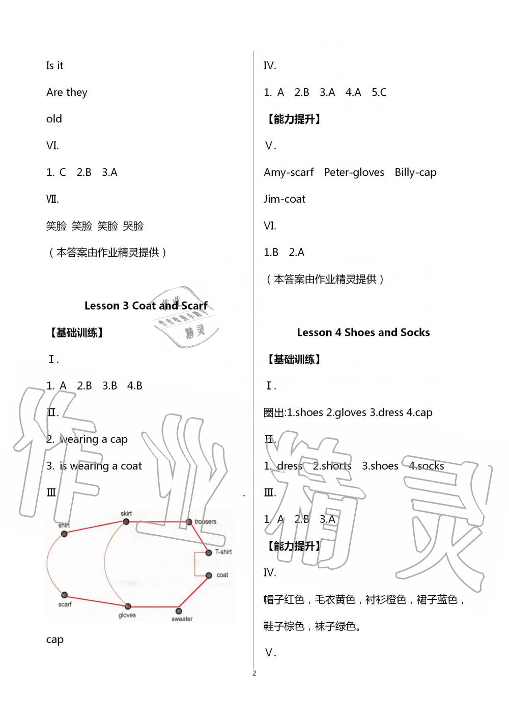 2020年基本功訓(xùn)練四年級(jí)英語(yǔ)上冊(cè)冀教版三起 第2頁(yè)