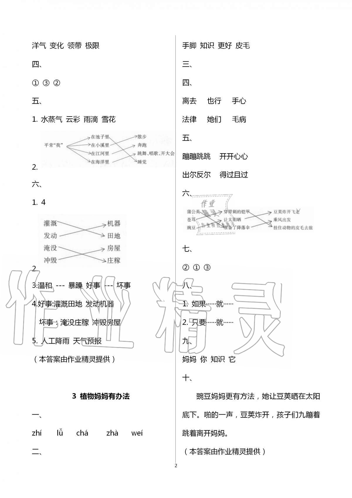 2020年同步練習(xí)二年級語文上冊人教版延邊教育出版社 第2頁