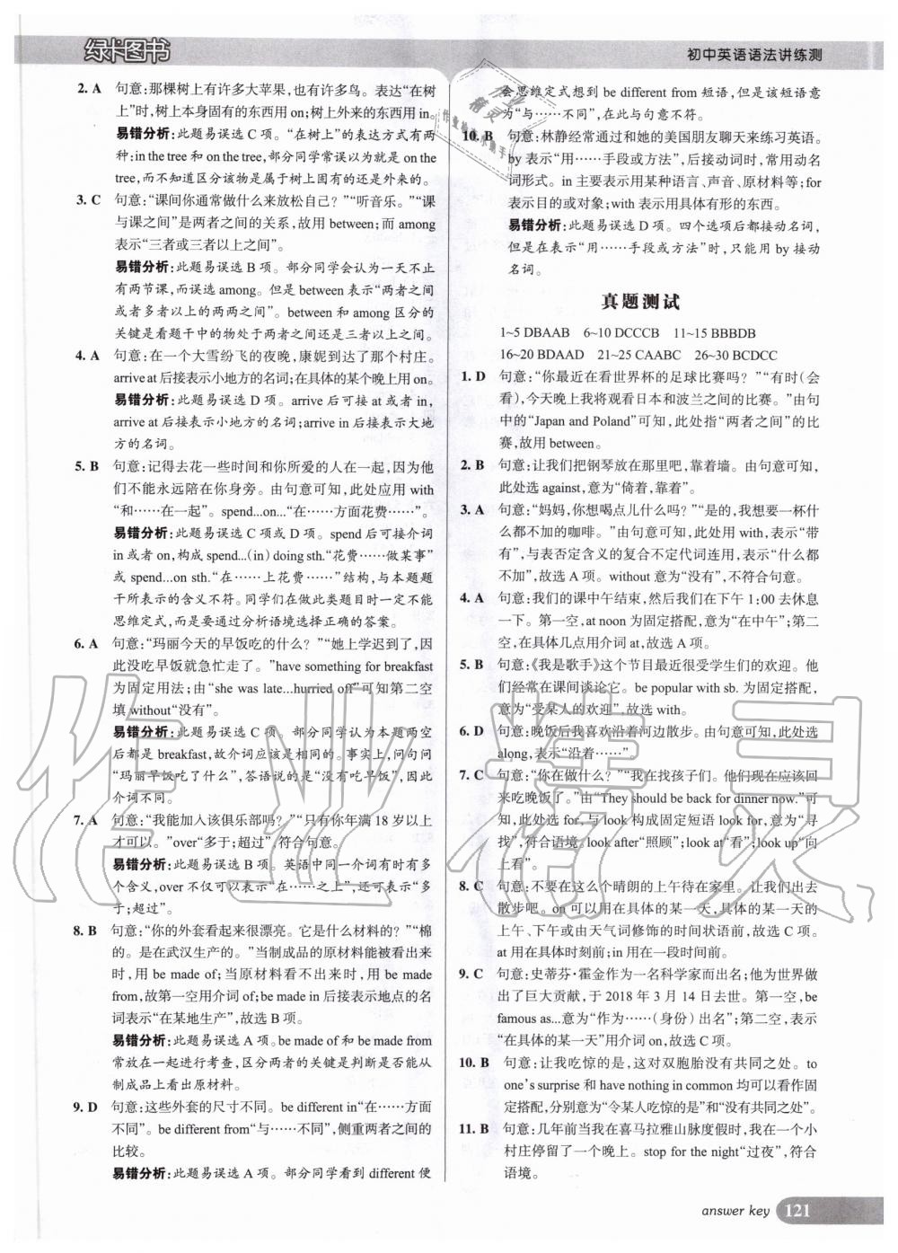 2020年初中英語語法講練測 第11頁