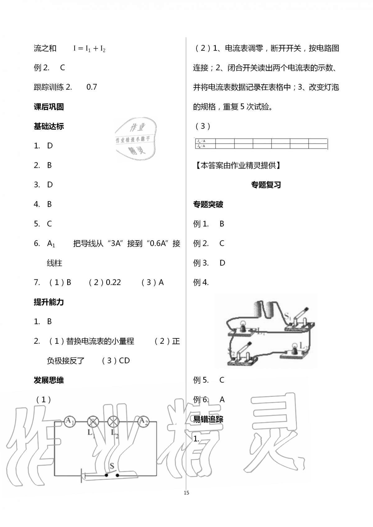 2020年學(xué)習(xí)指要九年級(jí)物理全一冊(cè)人教版 第15頁(yè)