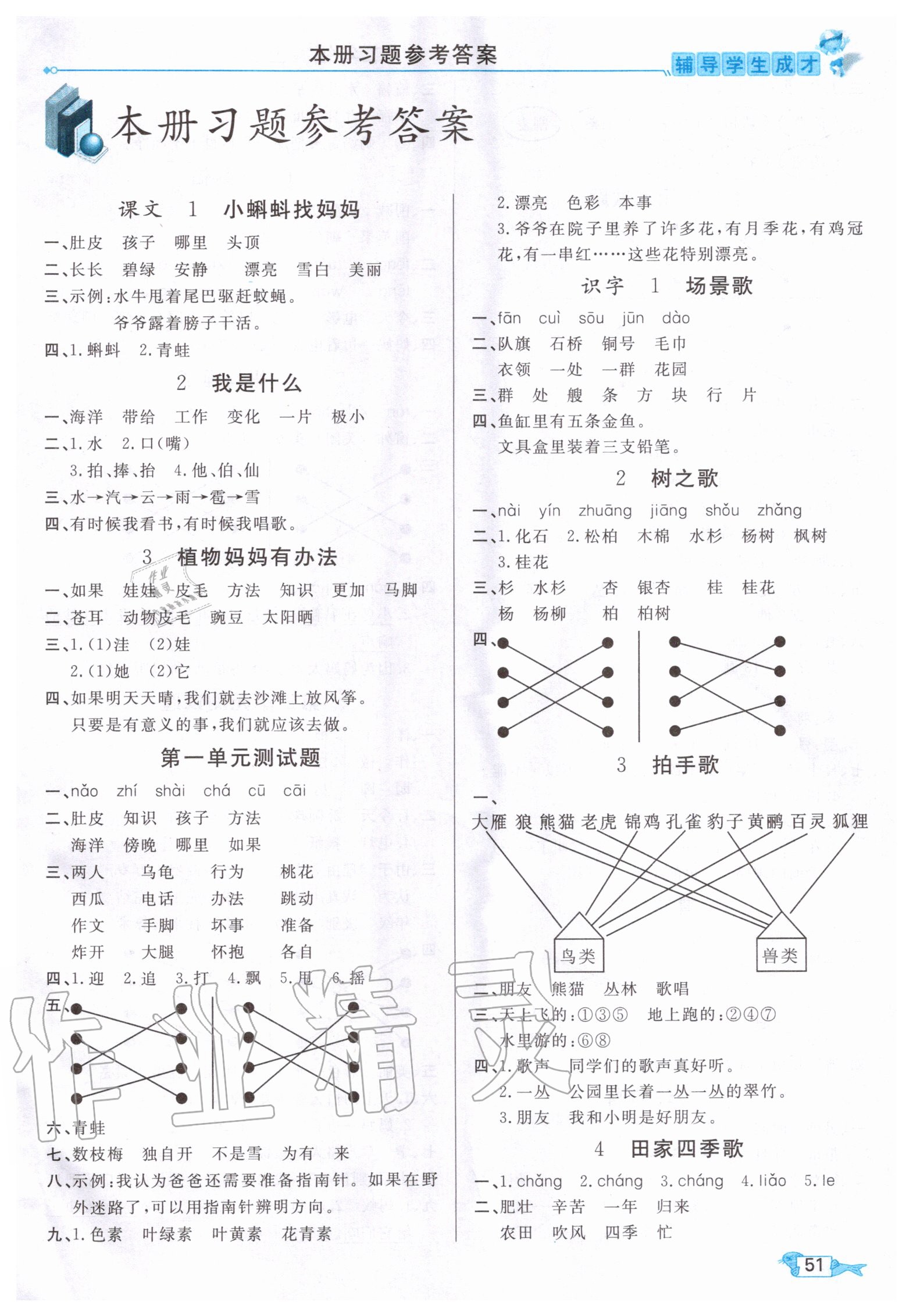 2020年我的筆記二年級(jí)語文上冊(cè)人教版 第1頁