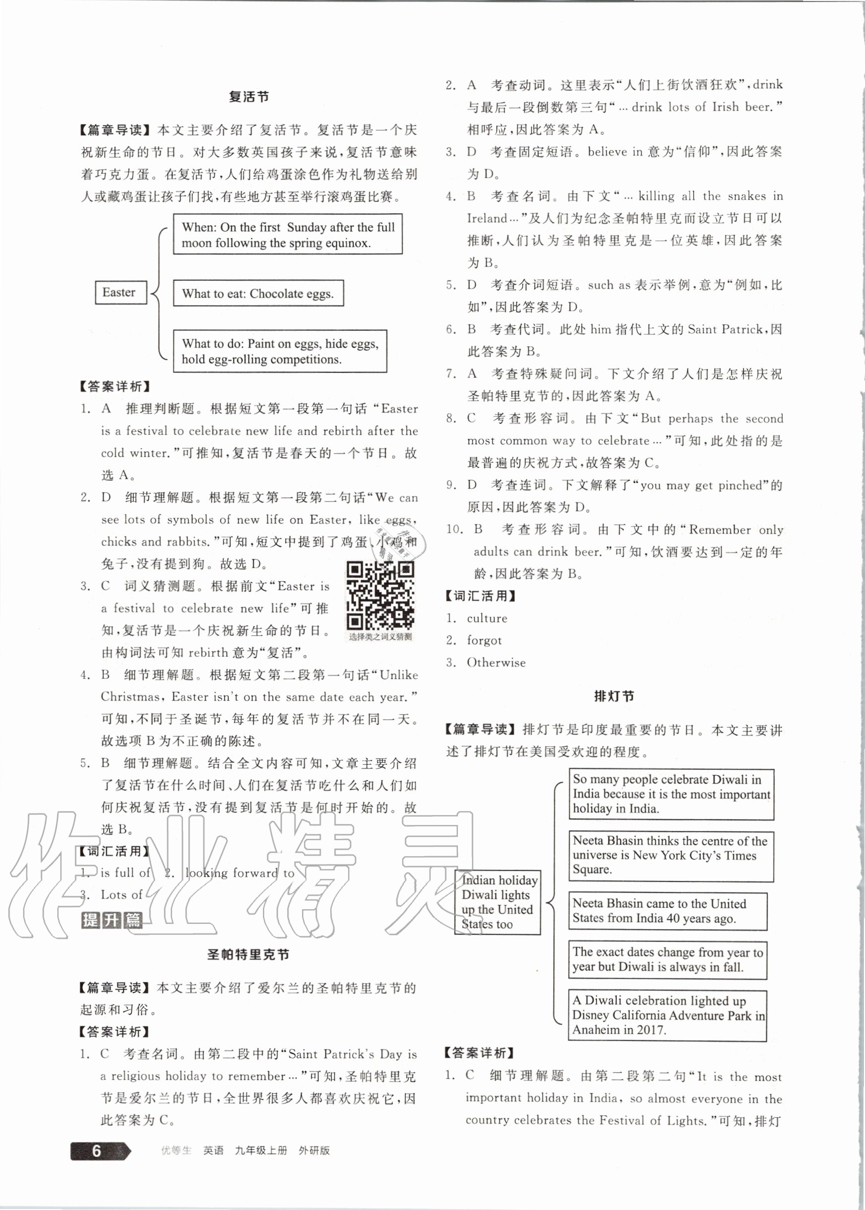 2020年練就優(yōu)等生九年級英語上冊外研版 參考答案第6頁