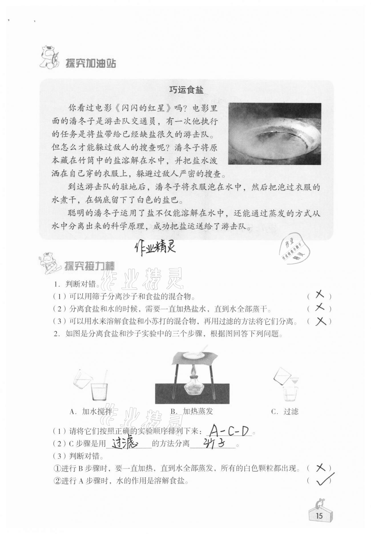 2020年知識與能力訓練三年級科學上冊教科版 第15頁