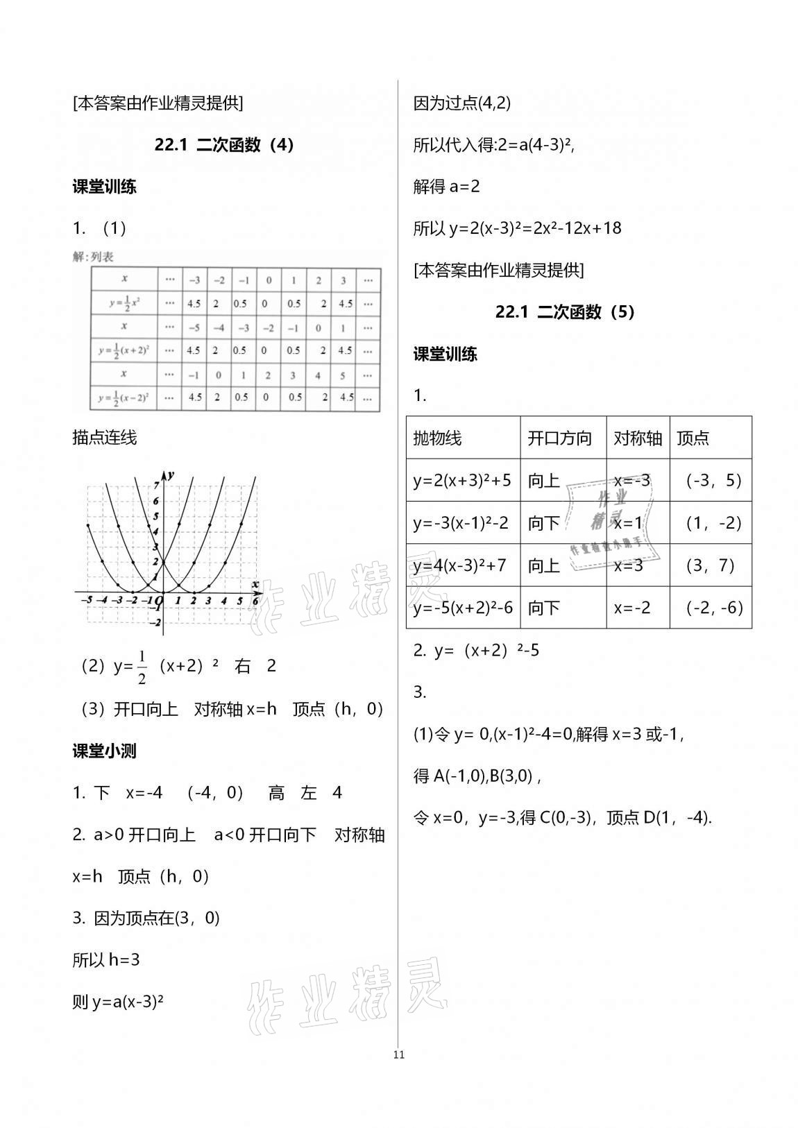 2020年初中數(shù)學(xué)活頁練習(xí)九年級上冊人教版 第11頁