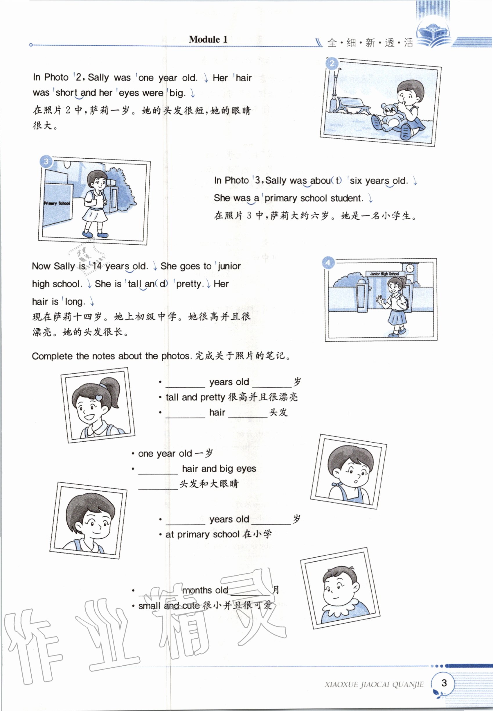 2020年教材課本六年級(jí)英語(yǔ)上冊(cè)滬教牛津版 參考答案第3頁(yè)