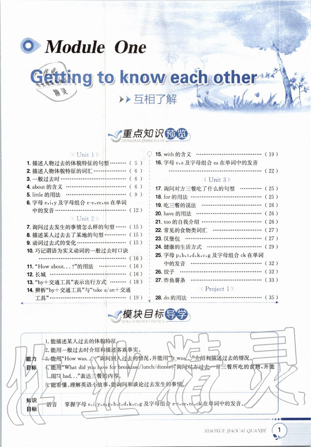 2020年教材課本六年級(jí)英語(yǔ)上冊(cè)滬教牛津版 參考答案第1頁(yè)