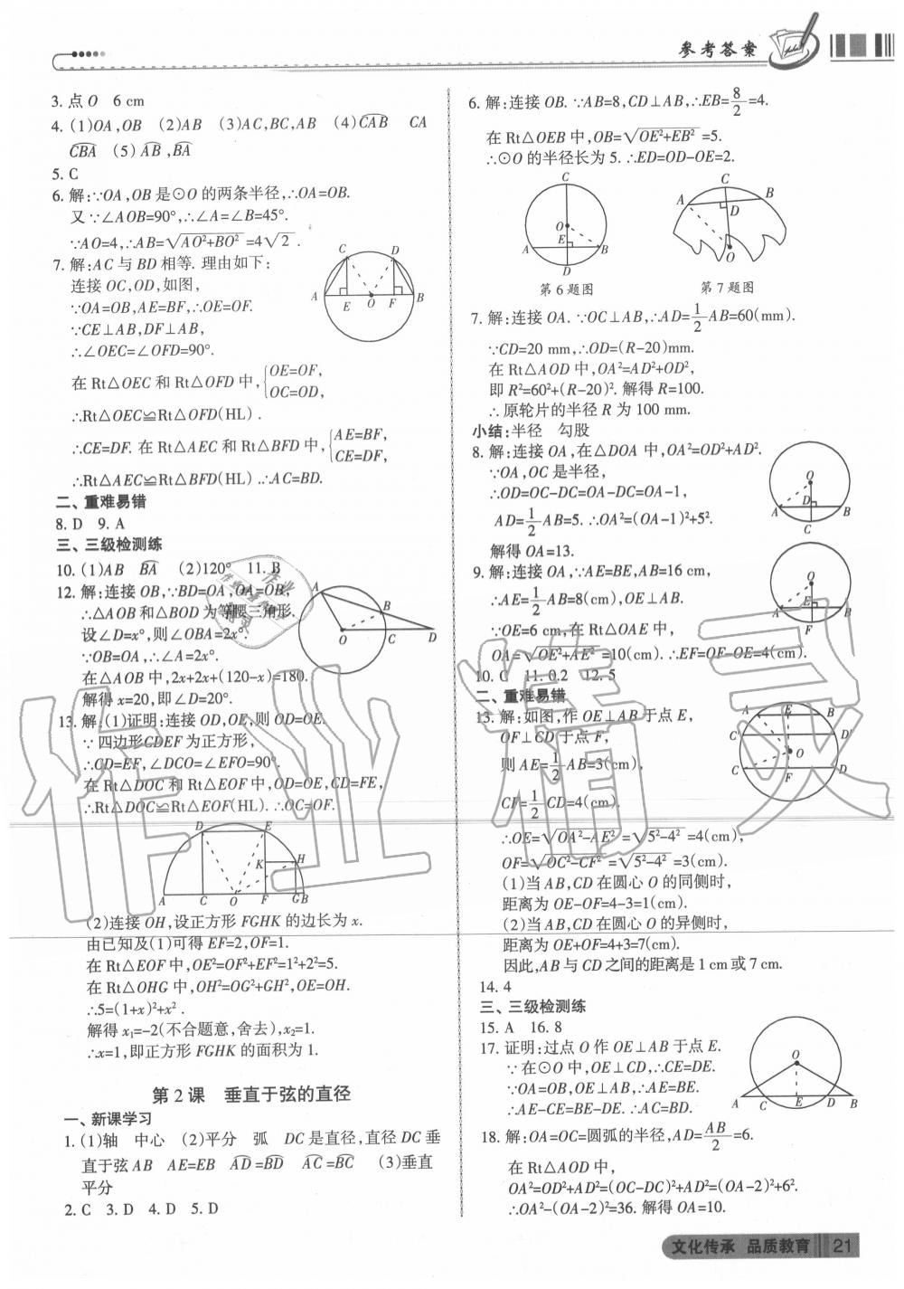 2020年同步沖刺九年級數學全一冊人教版 第21頁