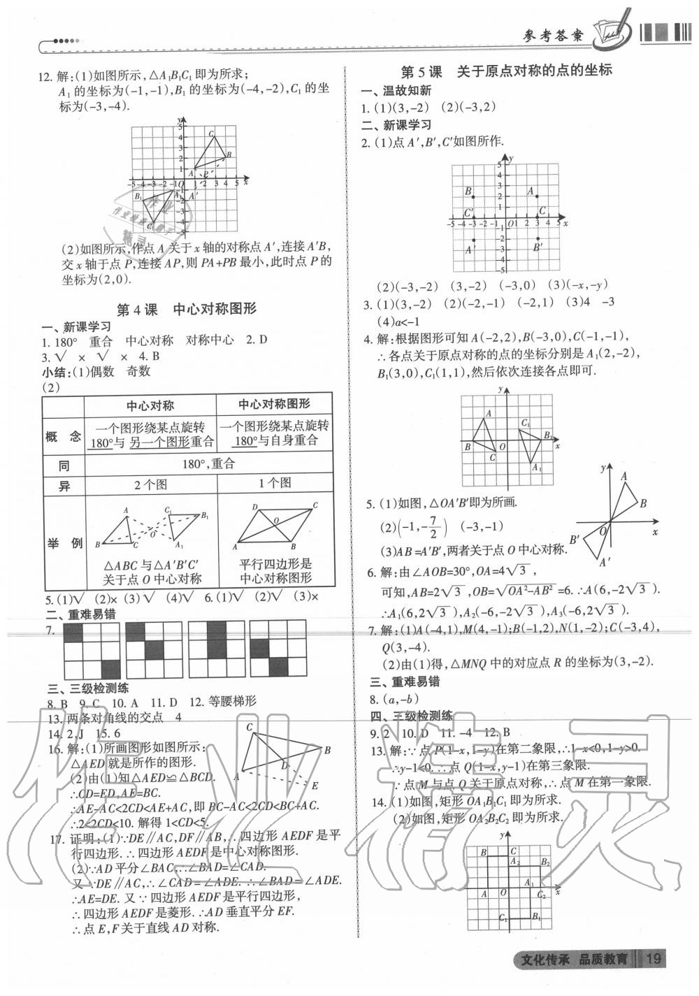 2020年同步?jīng)_刺九年級數(shù)學(xué)全一冊人教版 第19頁