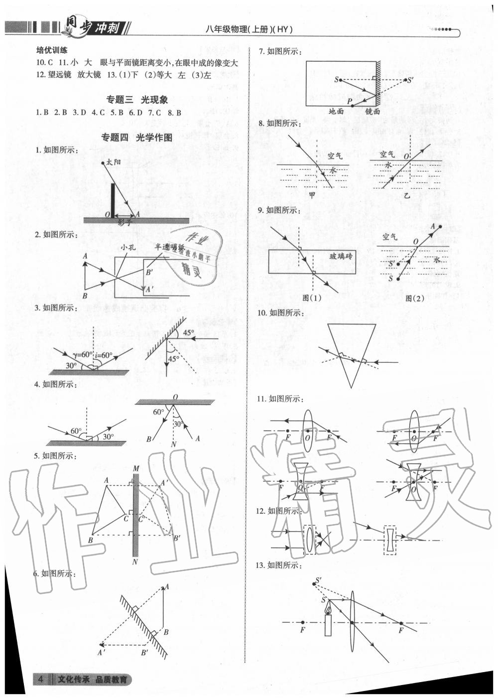 2020年同步?jīng)_刺八年級(jí)物理上冊(cè)滬粵版 第4頁(yè)