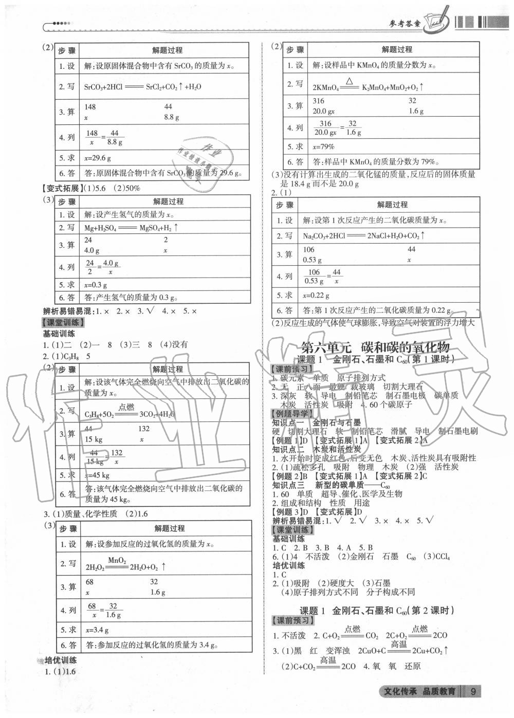 2020年同步?jīng)_刺九年級(jí)化學(xué)全一冊人教版 第9頁