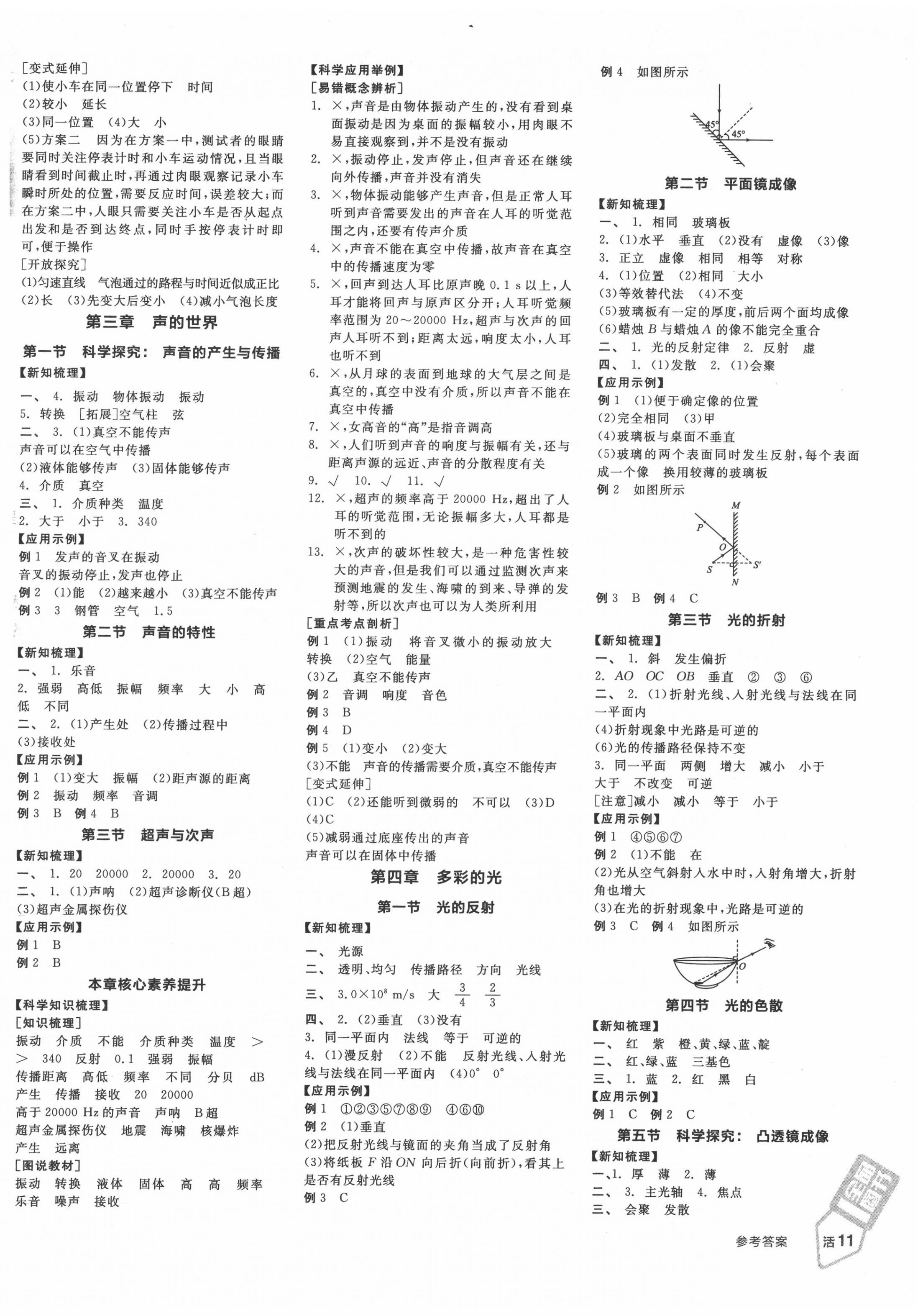 2020年全品学练考八年级物理全一册上沪科版 第2页