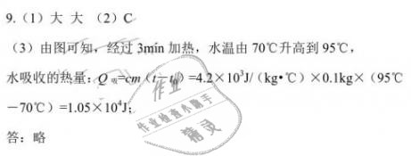 2020年知識與能力訓(xùn)練九年級物理全一冊人教版A版 第8頁