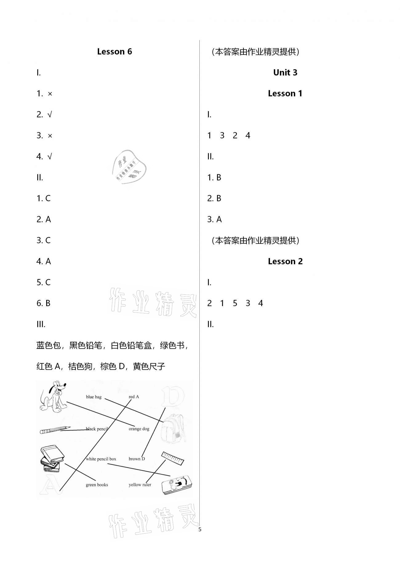 2020年學(xué)習(xí)指要三年級英語上冊人教PEP版 第5頁