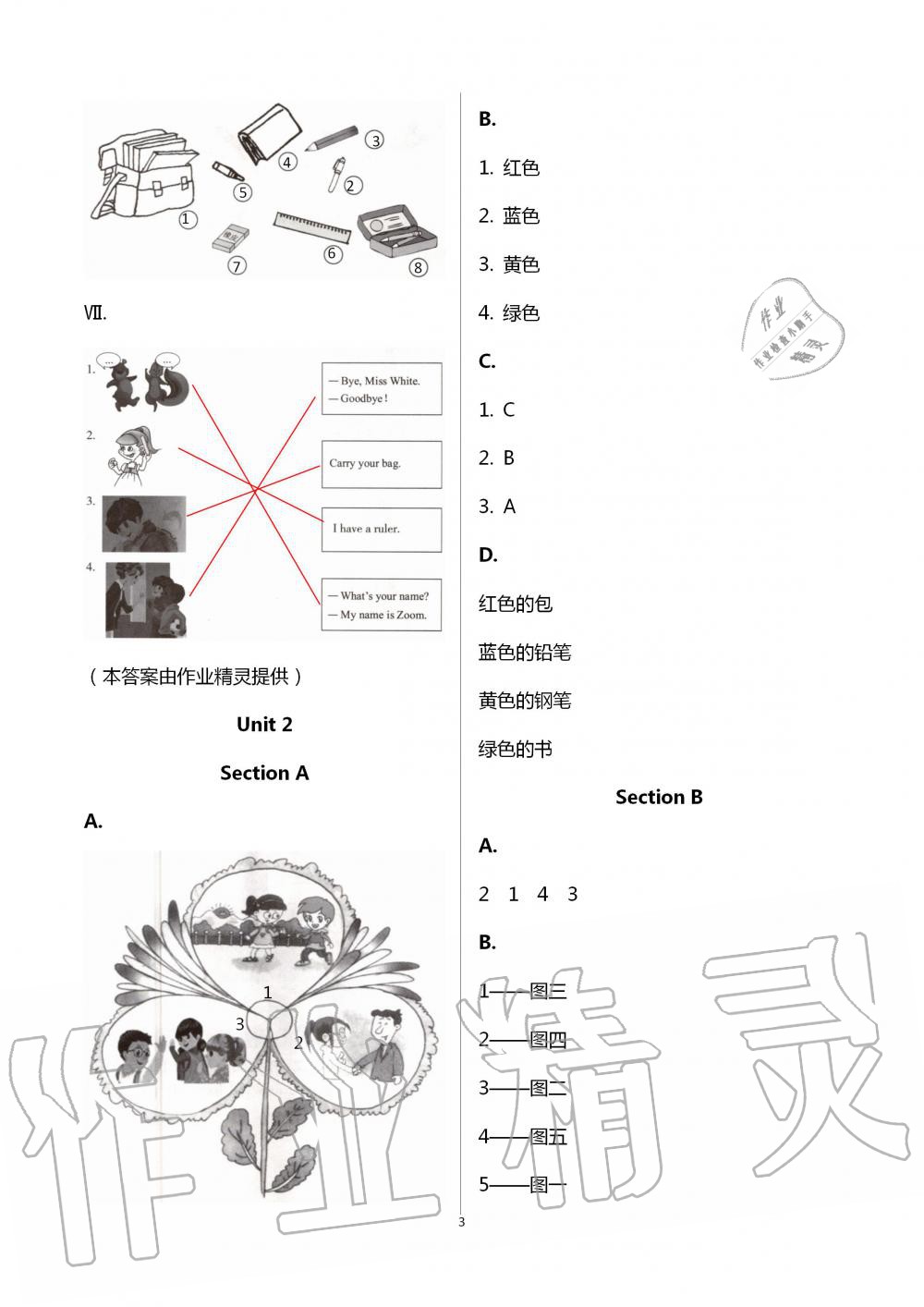 2020年新课堂同步学习与探究三年级英语上学期人教版枣庄专版 第3页