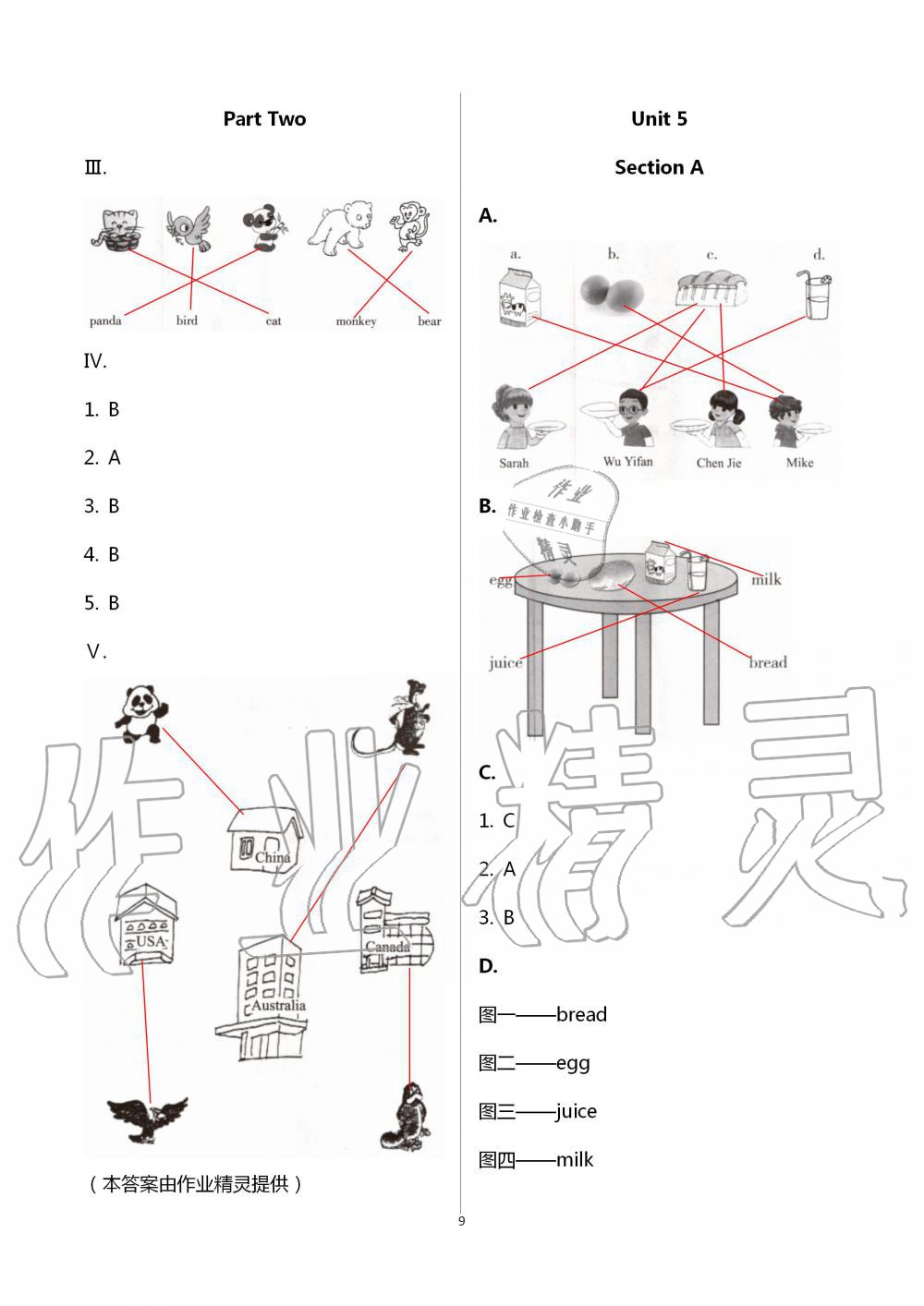 2020年新课堂同步学习与探究三年级英语上学期人教版枣庄专版 第9页