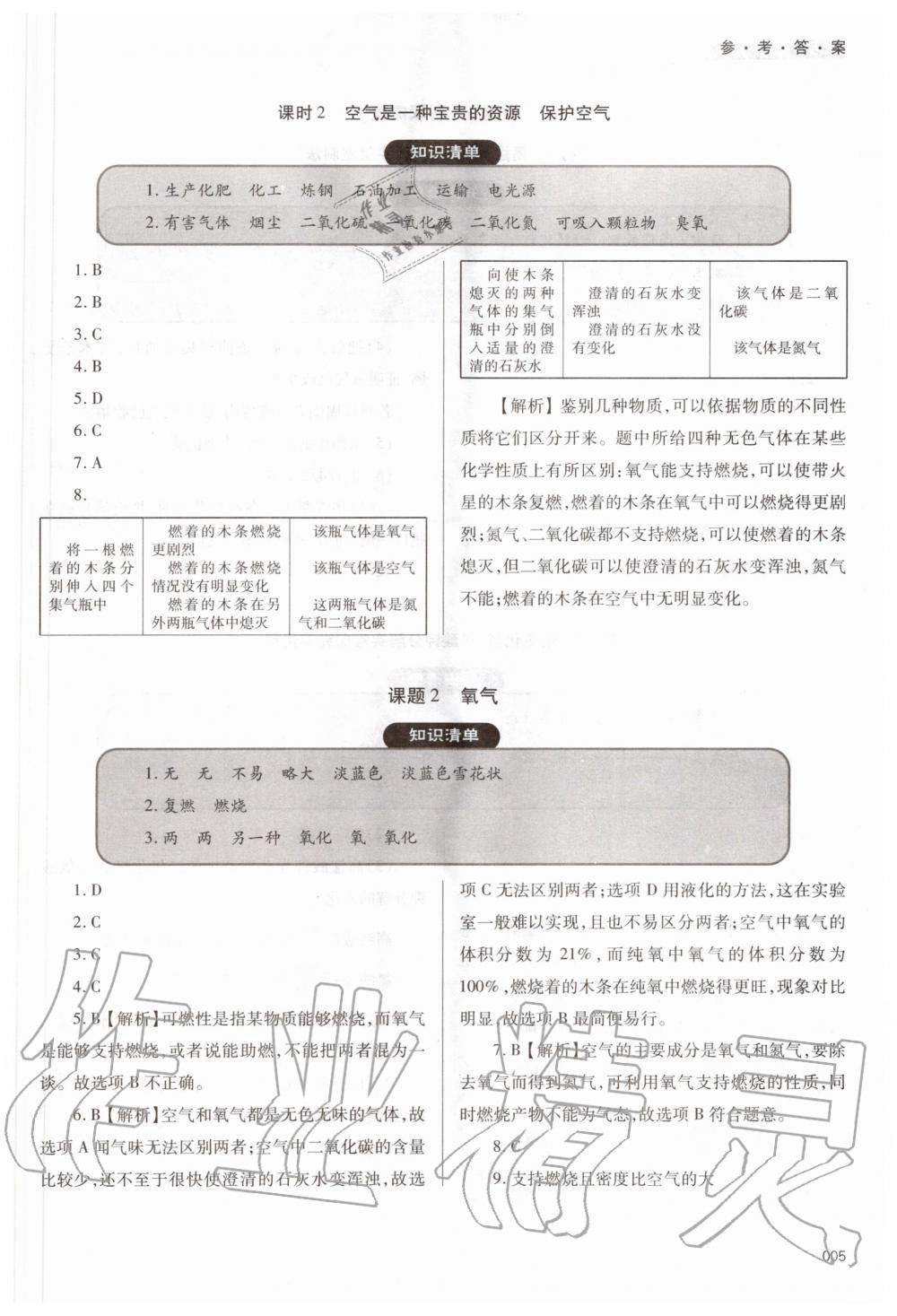 2020年學(xué)習(xí)質(zhì)量監(jiān)測九年級化學(xué)上冊人教版 第5頁