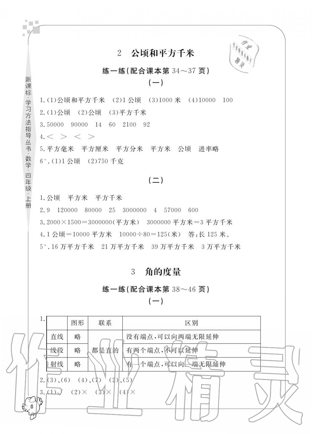 2020年新課標(biāo)學(xué)習(xí)方法指導(dǎo)叢書(shū)四年級(jí)數(shù)學(xué)上冊(cè)人教版 參考答案第6頁(yè)