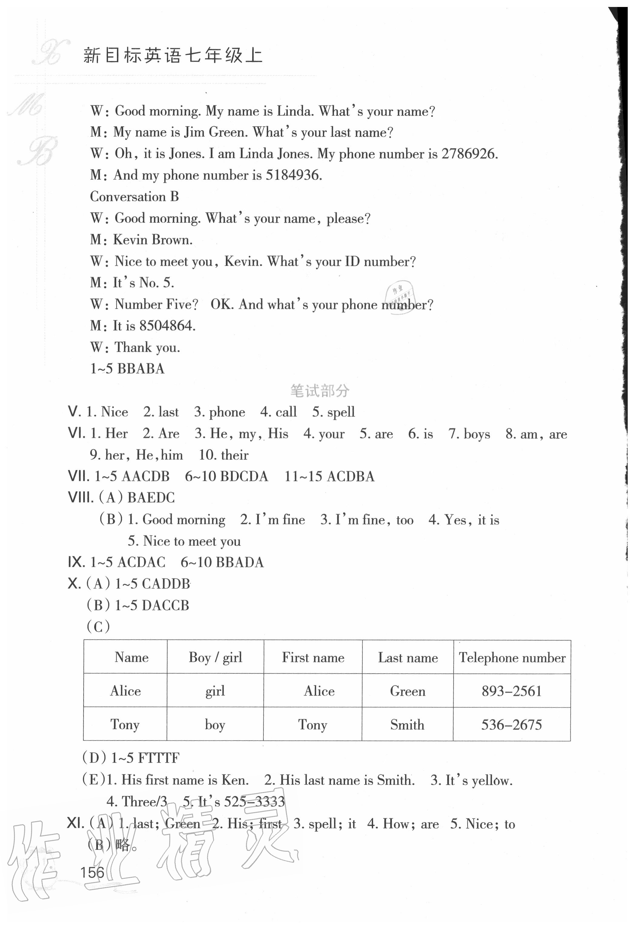 2020年英語(yǔ)聽(tīng)說(shuō)讀寫能力培養(yǎng)七年級(jí)上冊(cè)人教版 第4頁(yè)