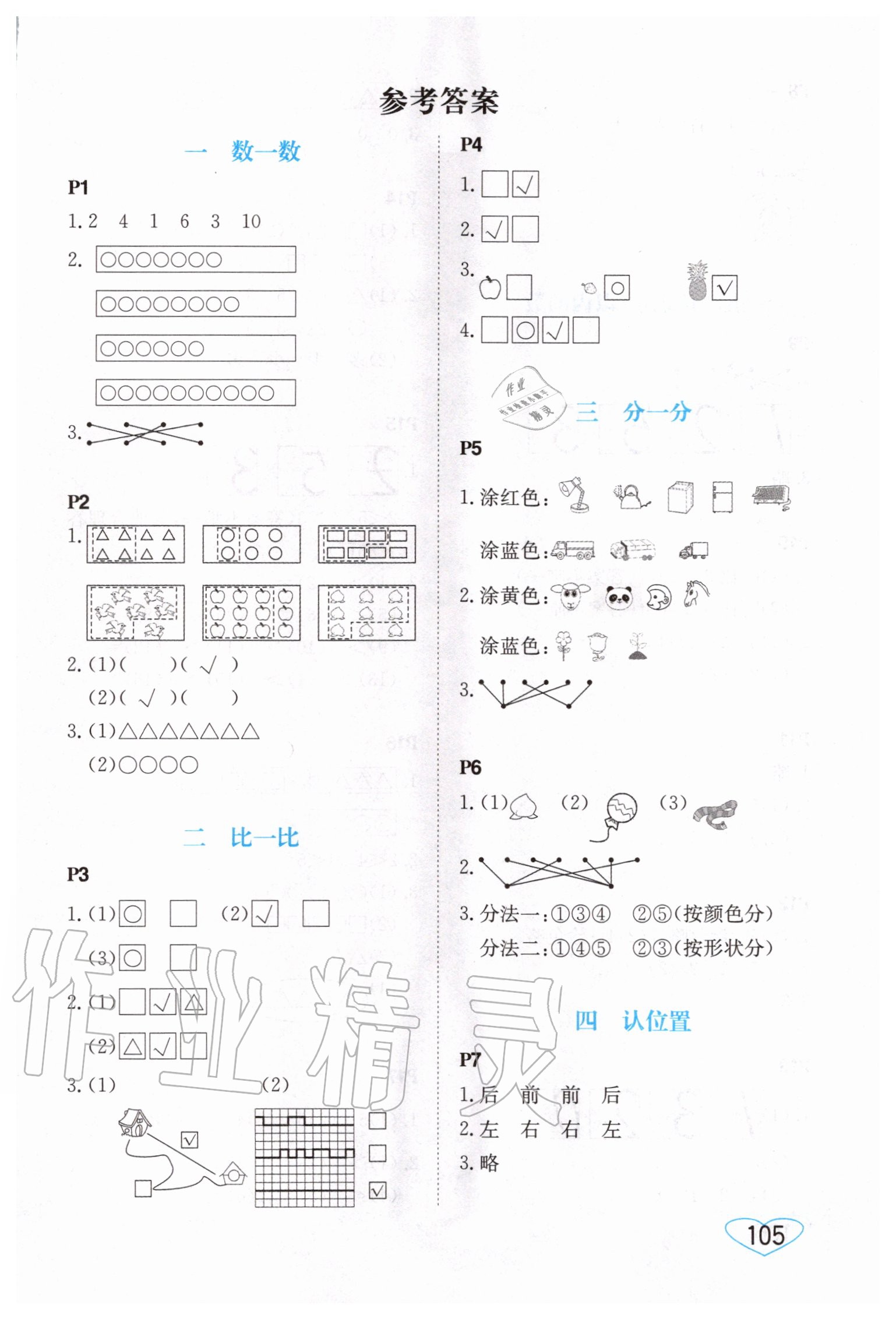 2020年小學(xué)數(shù)學(xué)口算心算速算一年級上冊蘇教版 第1頁
