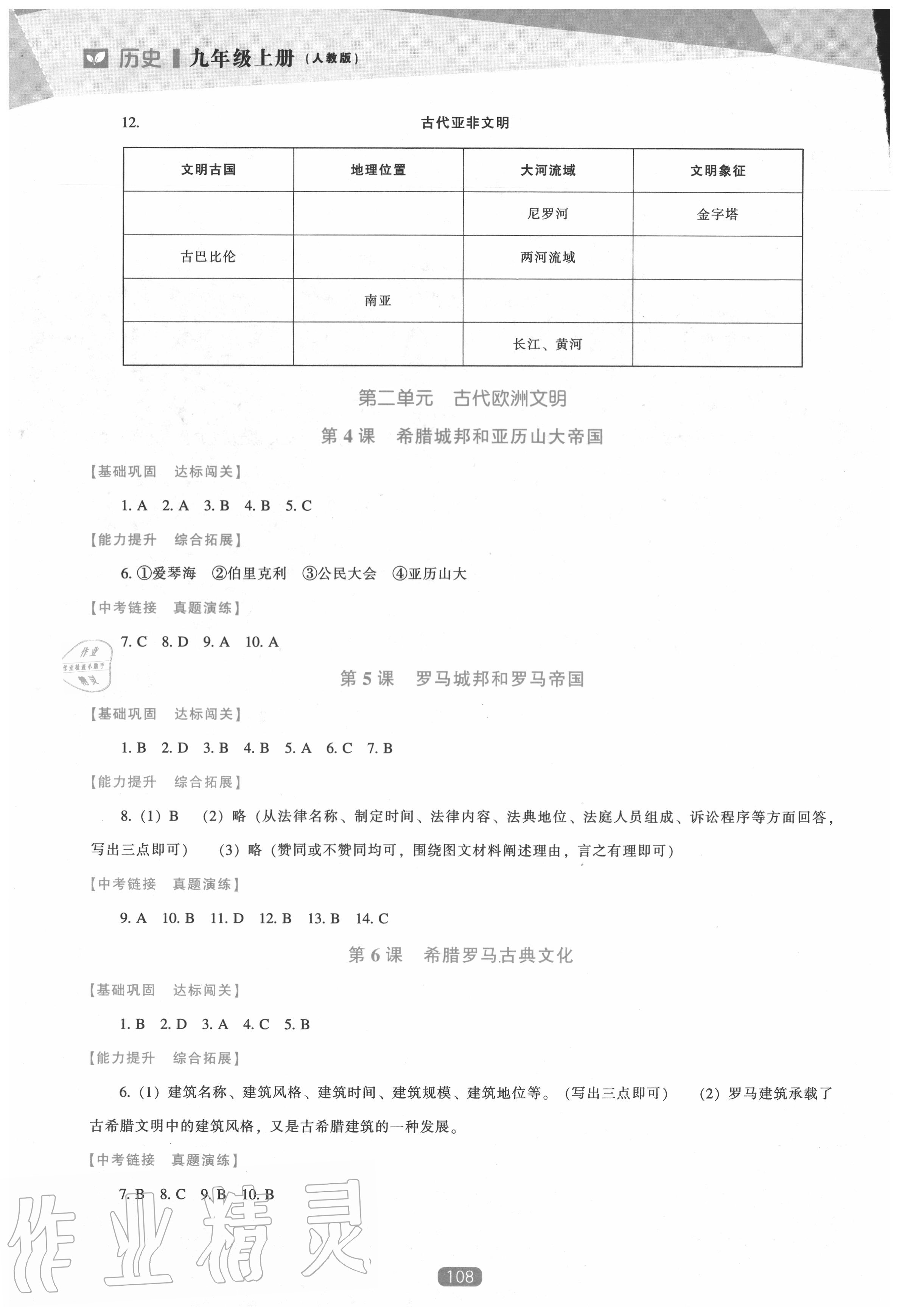 2020年新課程歷史能力培養(yǎng)九年級(jí)上冊(cè)人教版 第2頁(yè)