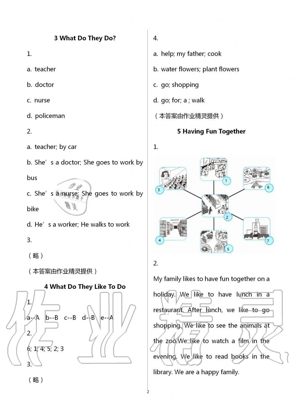 2020年同步練習(xí)冊五年級英語上冊冀教版河北教育出版社 第2頁