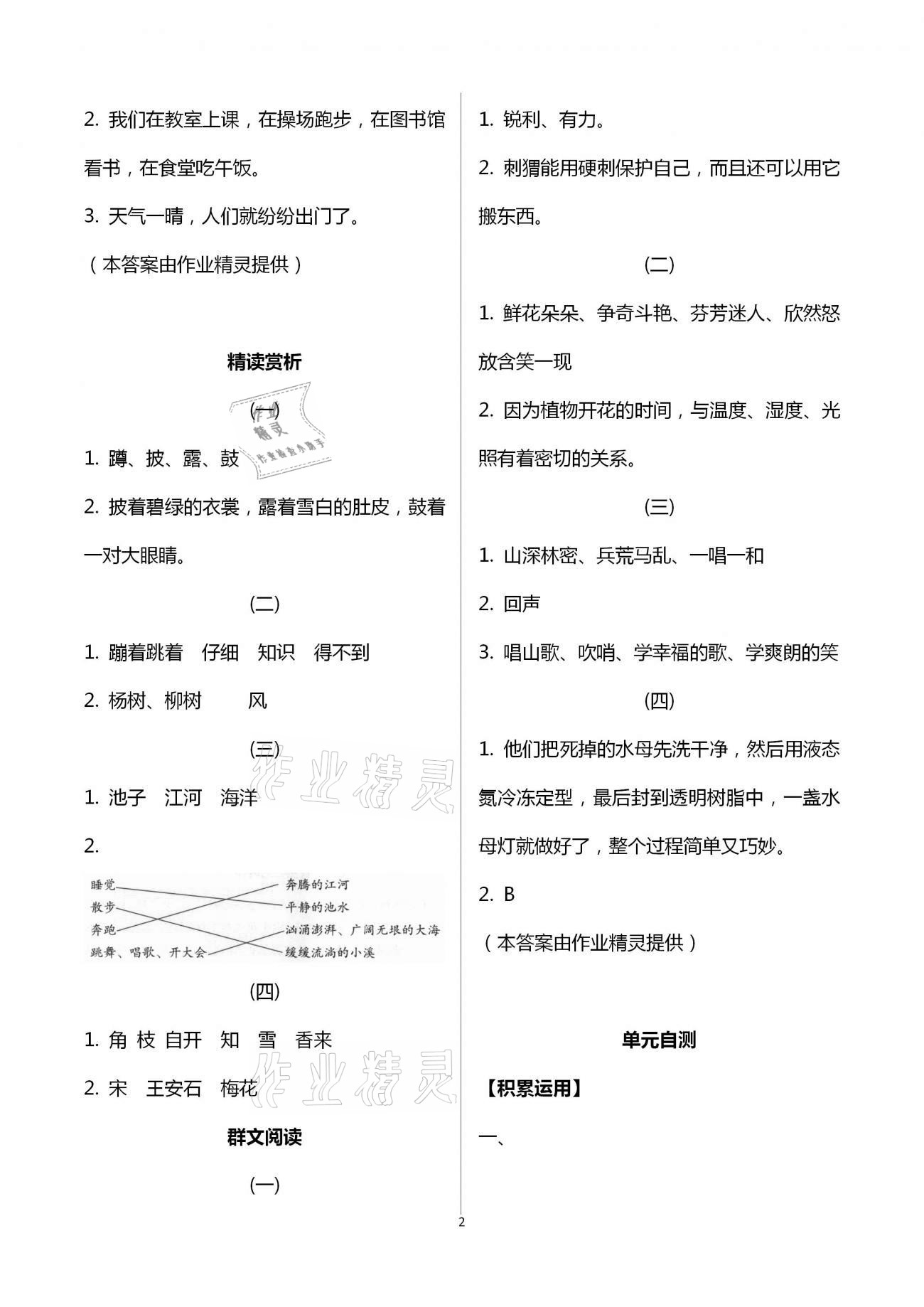 2020年小學(xué)語(yǔ)文基礎(chǔ)訓(xùn)練二年級(jí)上冊(cè)人教版54制山東教育出版社 第2頁(yè)