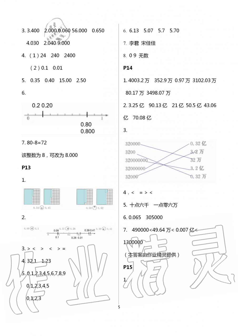 2020年多維互動提優(yōu)課堂五年級數(shù)學上冊蘇教版 第5頁