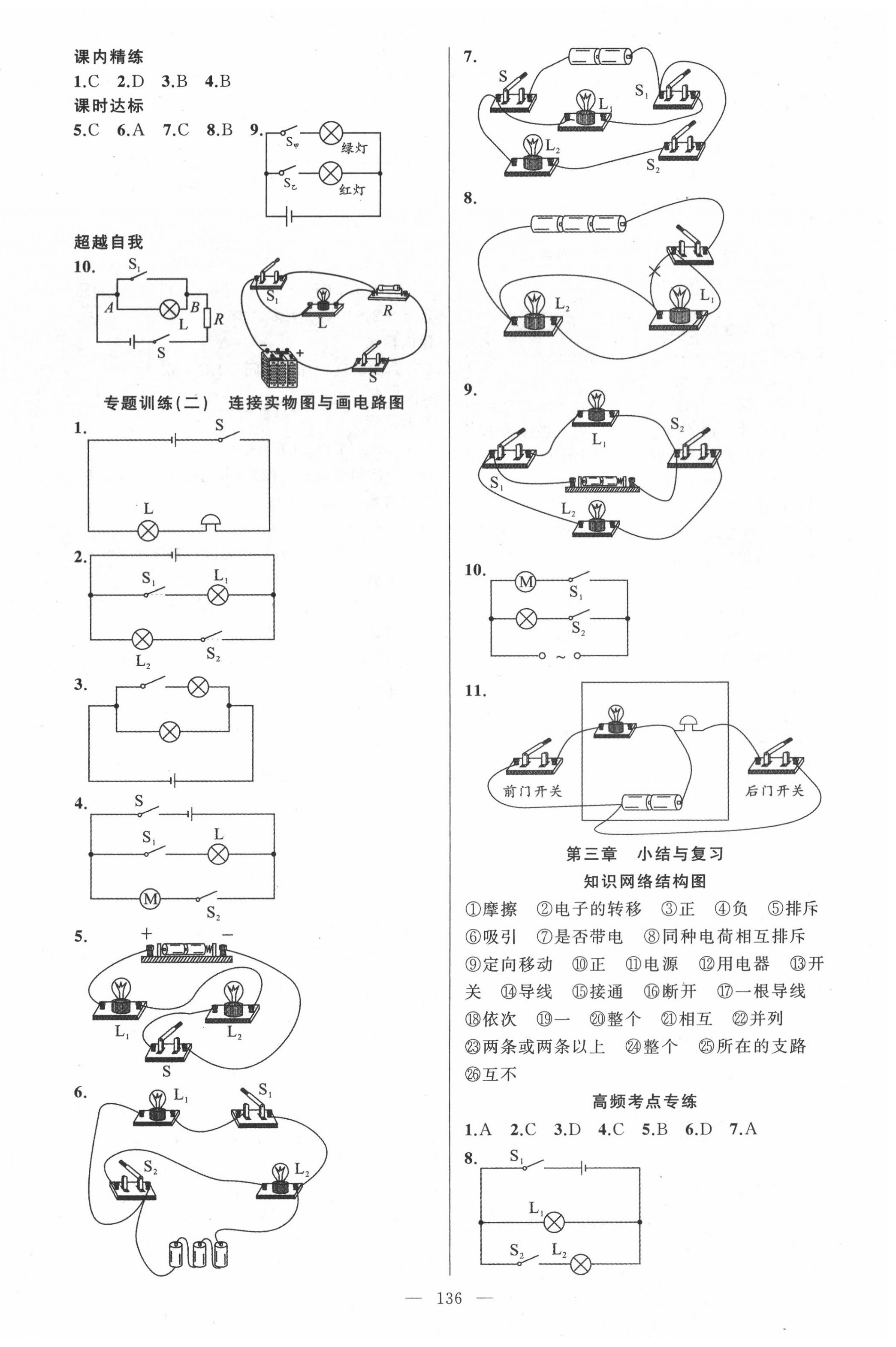 2020年黃岡金牌之路練闖考九年級(jí)物理上冊(cè)教科版 第4頁(yè)