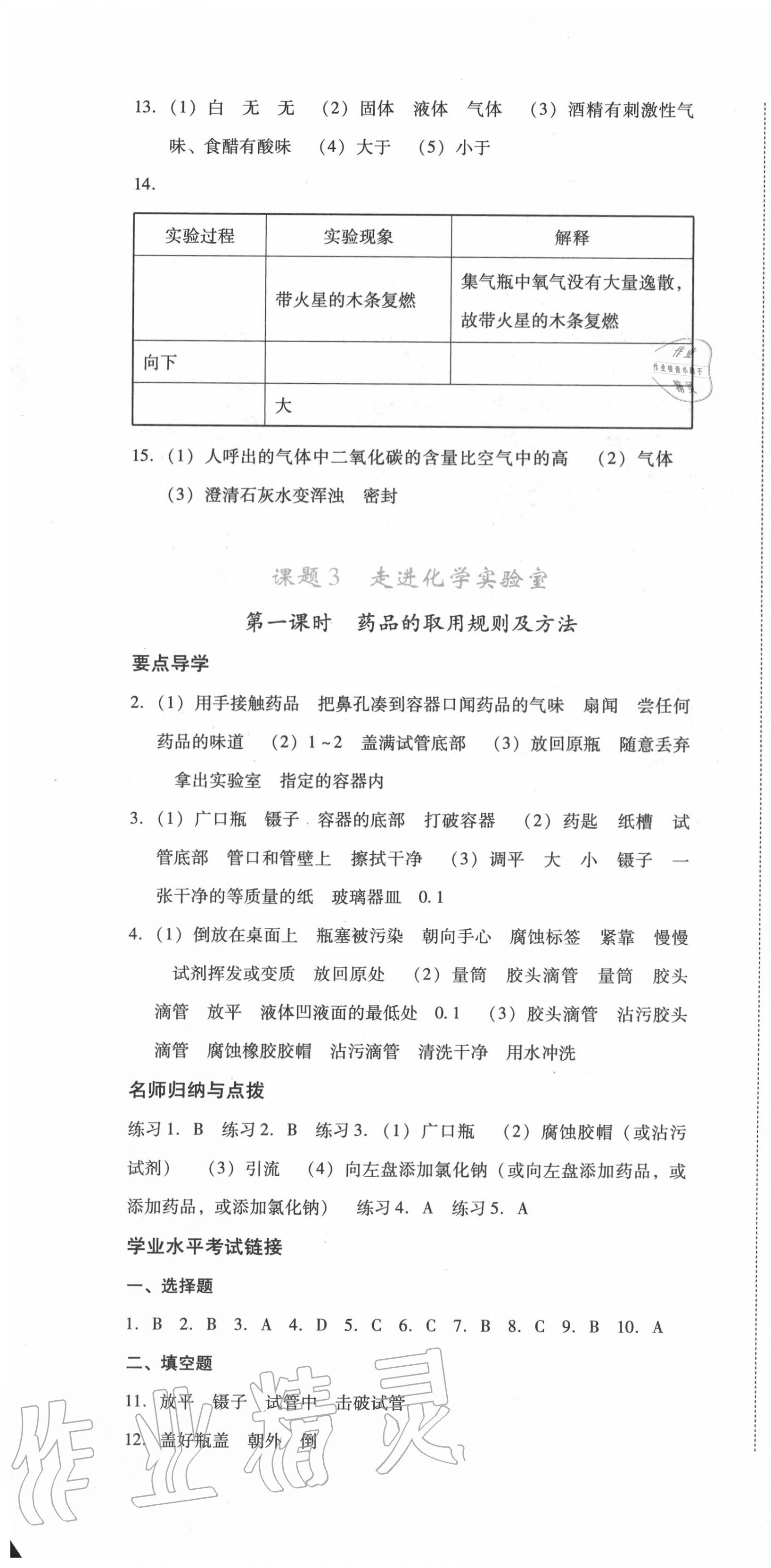 2020年云南省标准教辅优佳学案九年级化学全一册人教版 第4页