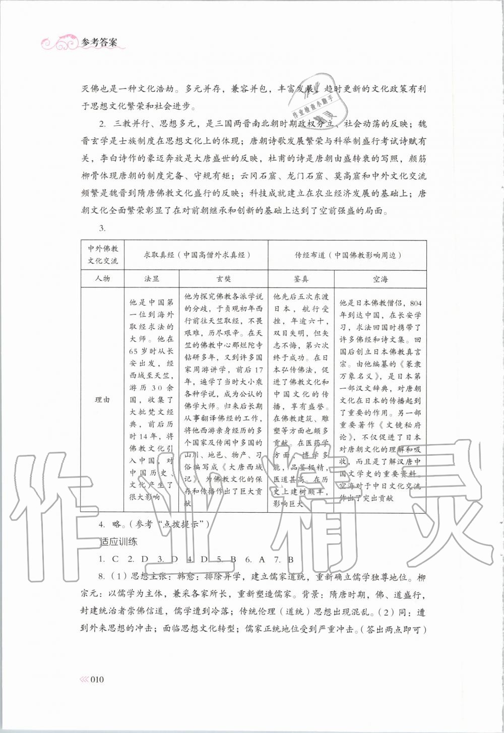 2020年中外歷史綱要同步練習(xí)冊歷史必修上冊人教版岳麓書社 第10頁