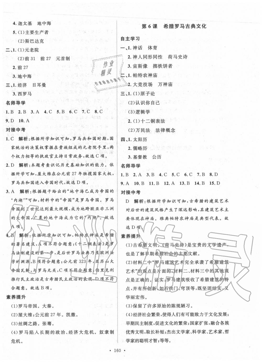 2020年实验教材新学案九年级历史上册人教版 第4页