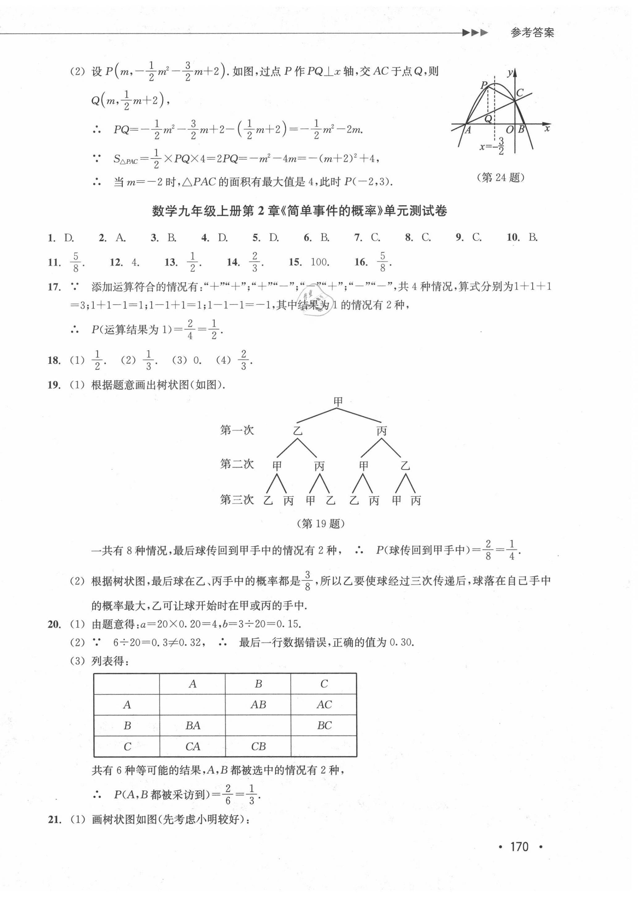 2020年分層課課練九年級(jí)數(shù)學(xué)全一冊(cè)浙教版 第18頁(yè)