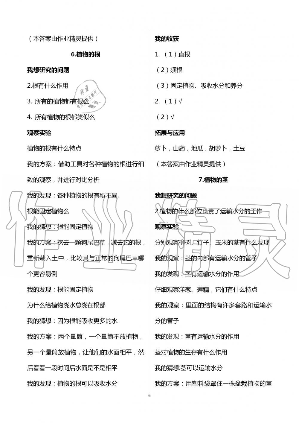 2020年自主學(xué)習(xí)指導(dǎo)課程三年級(jí)科學(xué)上冊(cè)青島版 第6頁(yè)