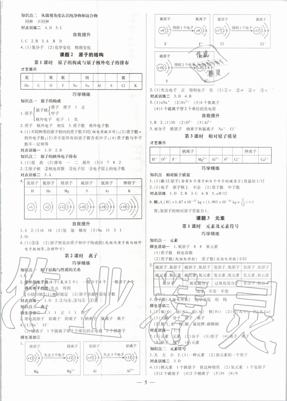 2020年領跑導學案九年級化學全一冊人教版廣東專用 第5頁