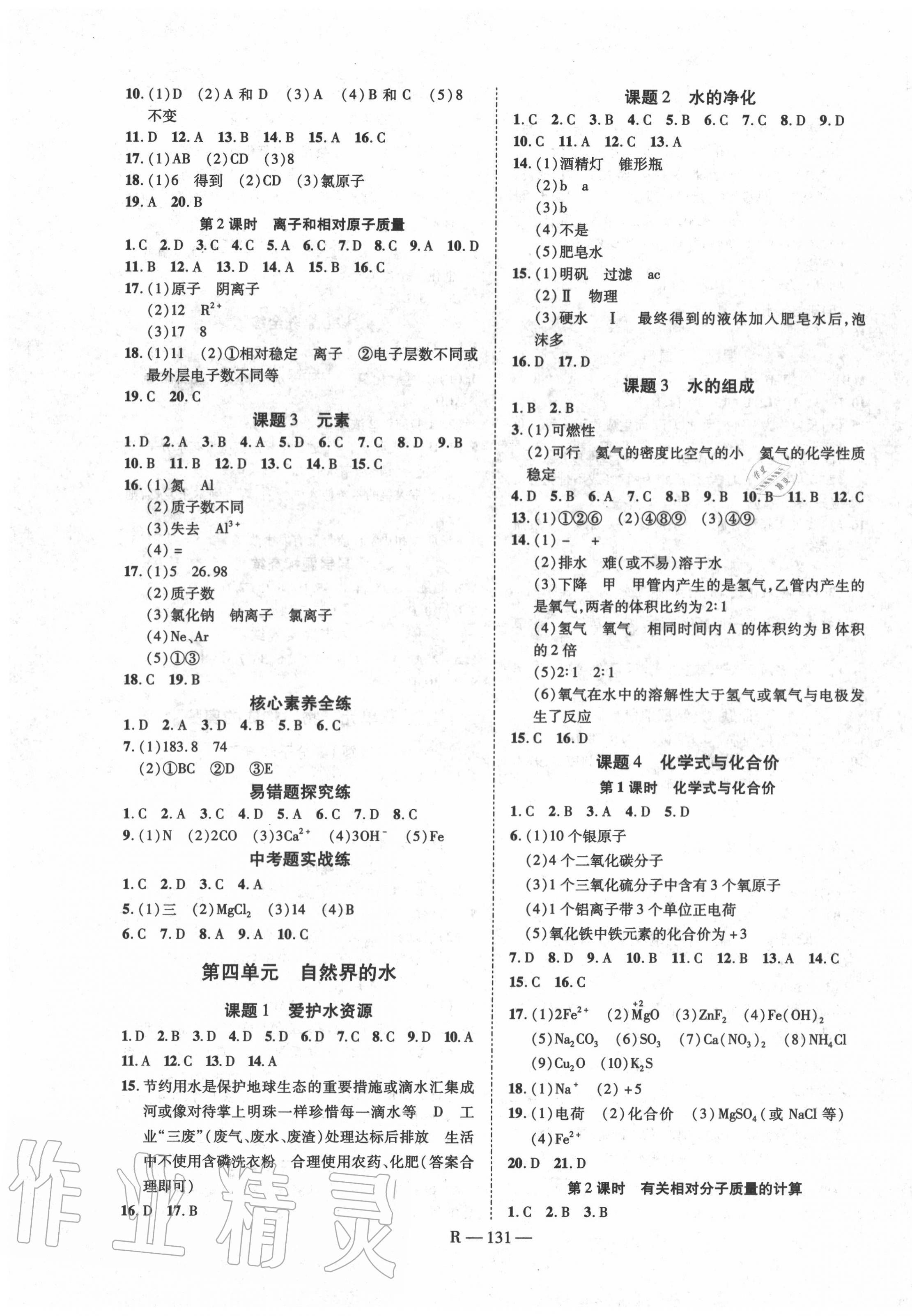 2020年酷特文化領(lǐng)航課堂九年級(jí)化學(xué)上冊(cè)人教版 第3頁(yè)