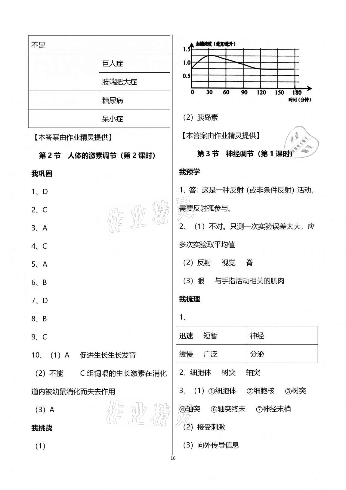 2020年导学新作业八年级科学上册浙教版 第16页