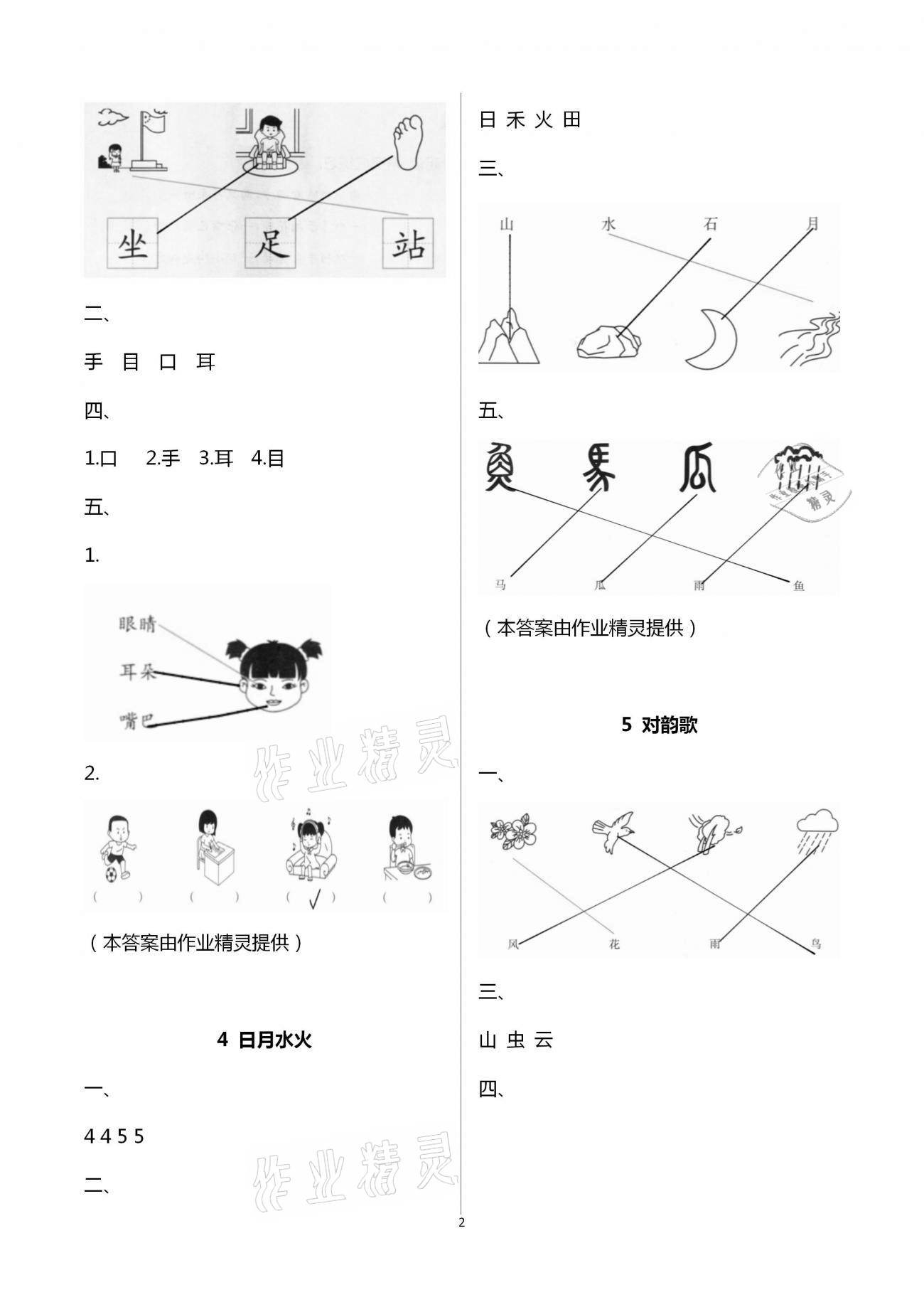 2020年新課標(biāo)小學(xué)生學(xué)習(xí)實(shí)踐園地一年級(jí)語(yǔ)文上冊(cè)人教版 第2頁(yè)