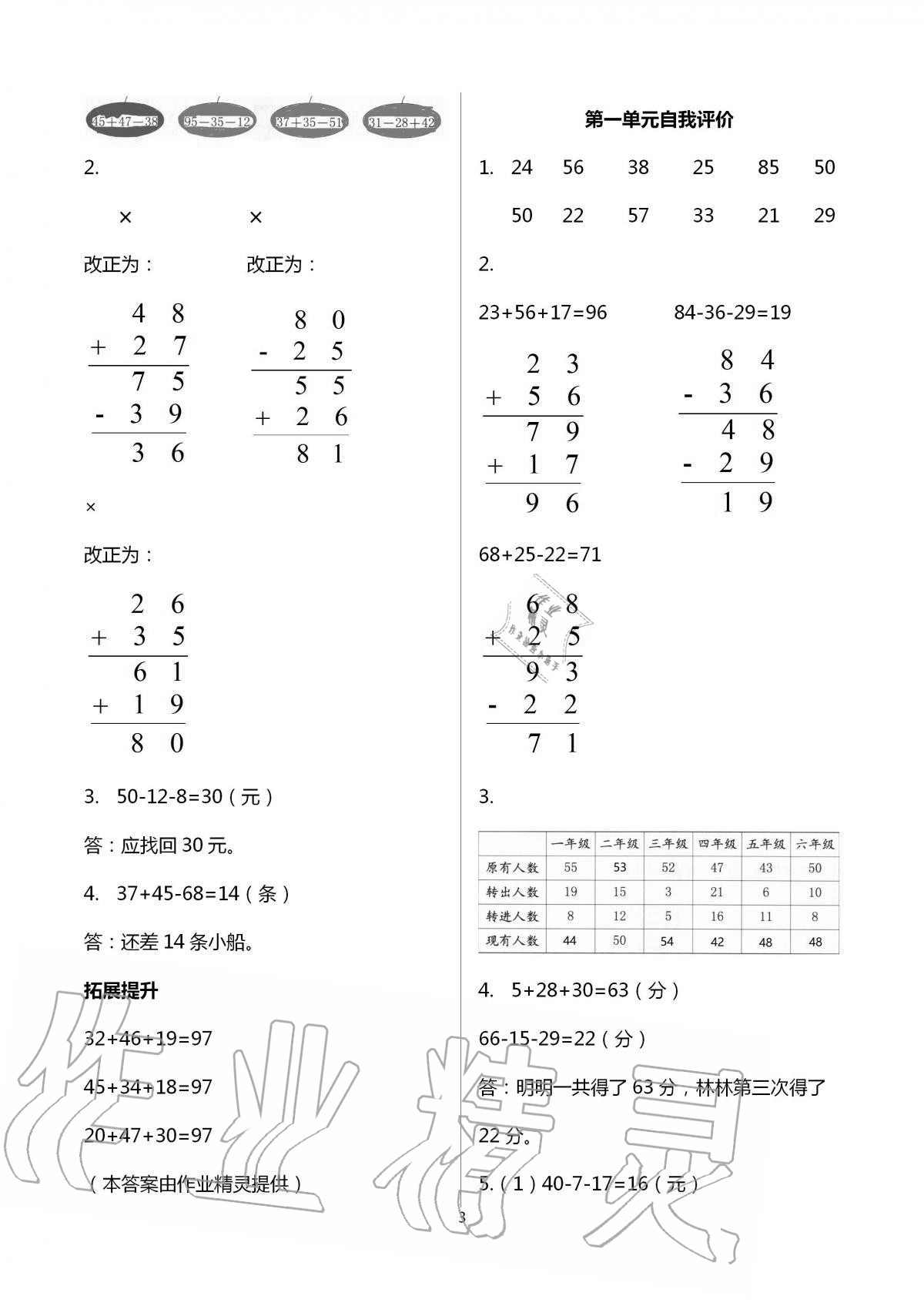 2020年數(shù)學(xué)學(xué)習(xí)與鞏固二年級上冊北師大版 第3頁