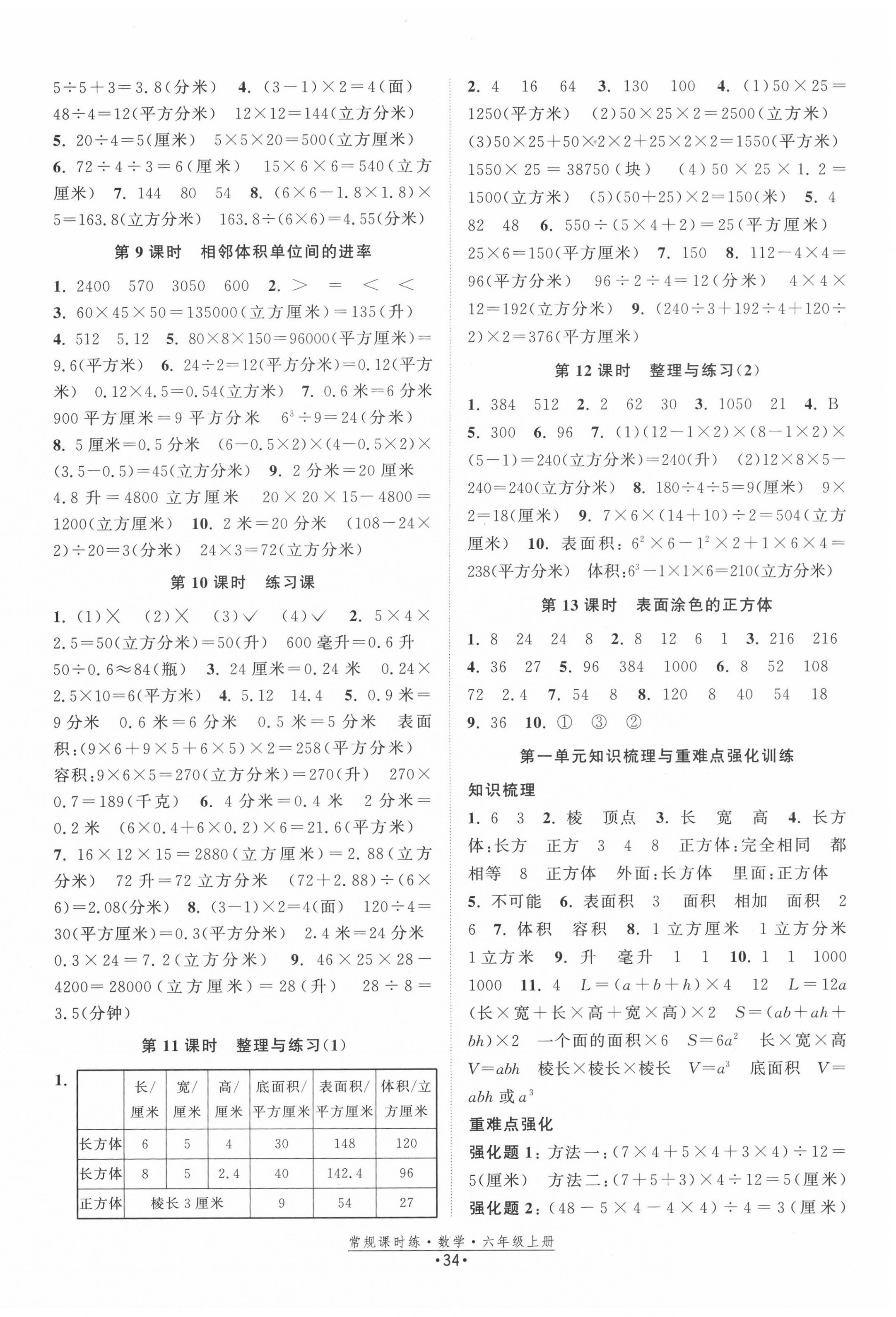 2020年常規(guī)課時(shí)練六年級(jí)數(shù)學(xué)上冊(cè)蘇教版 第2頁(yè)