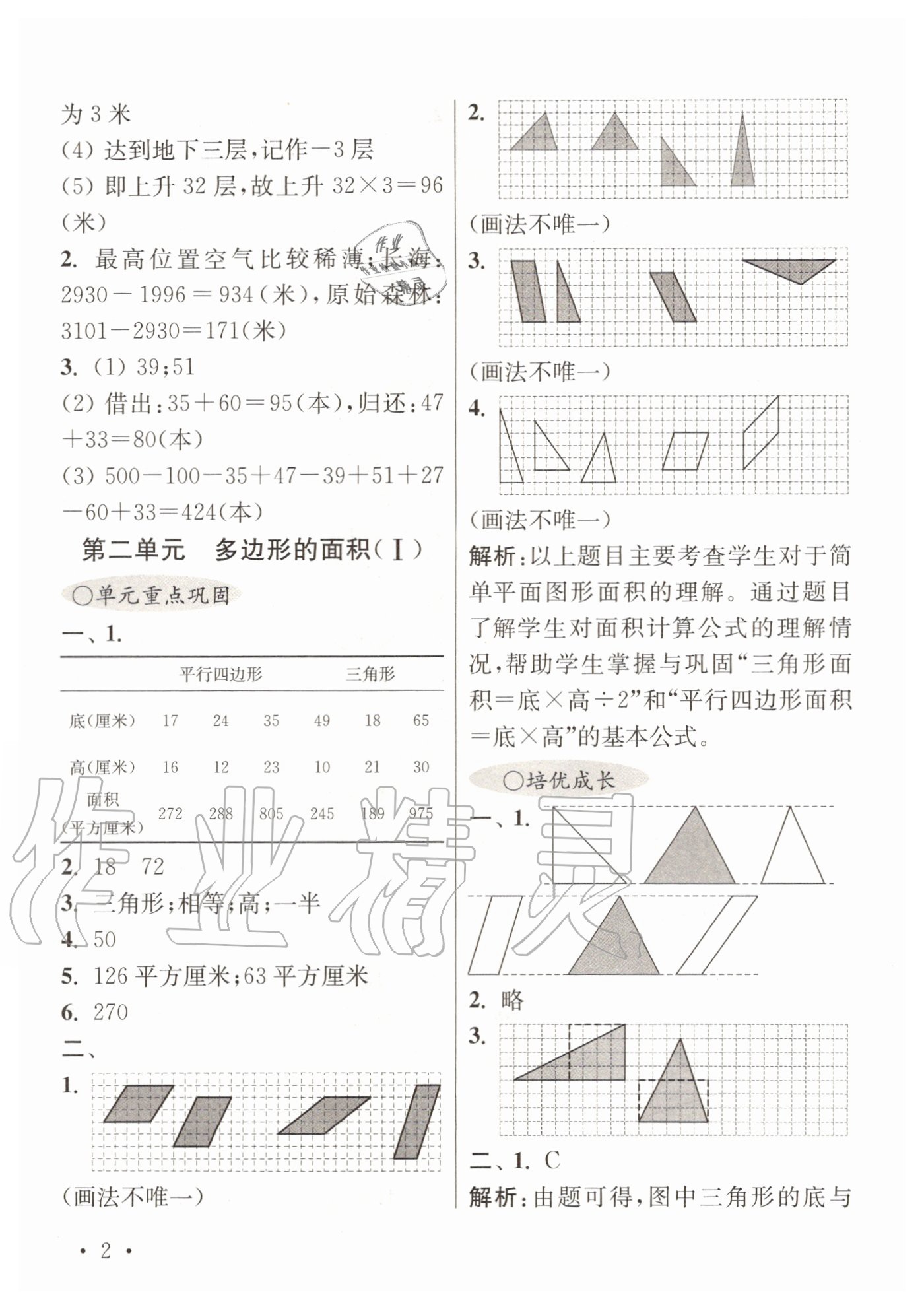 2020年領(lǐng)先一步培優(yōu)訓(xùn)練五年級(jí)數(shù)學(xué)上冊(cè)蘇教版 第2頁(yè)