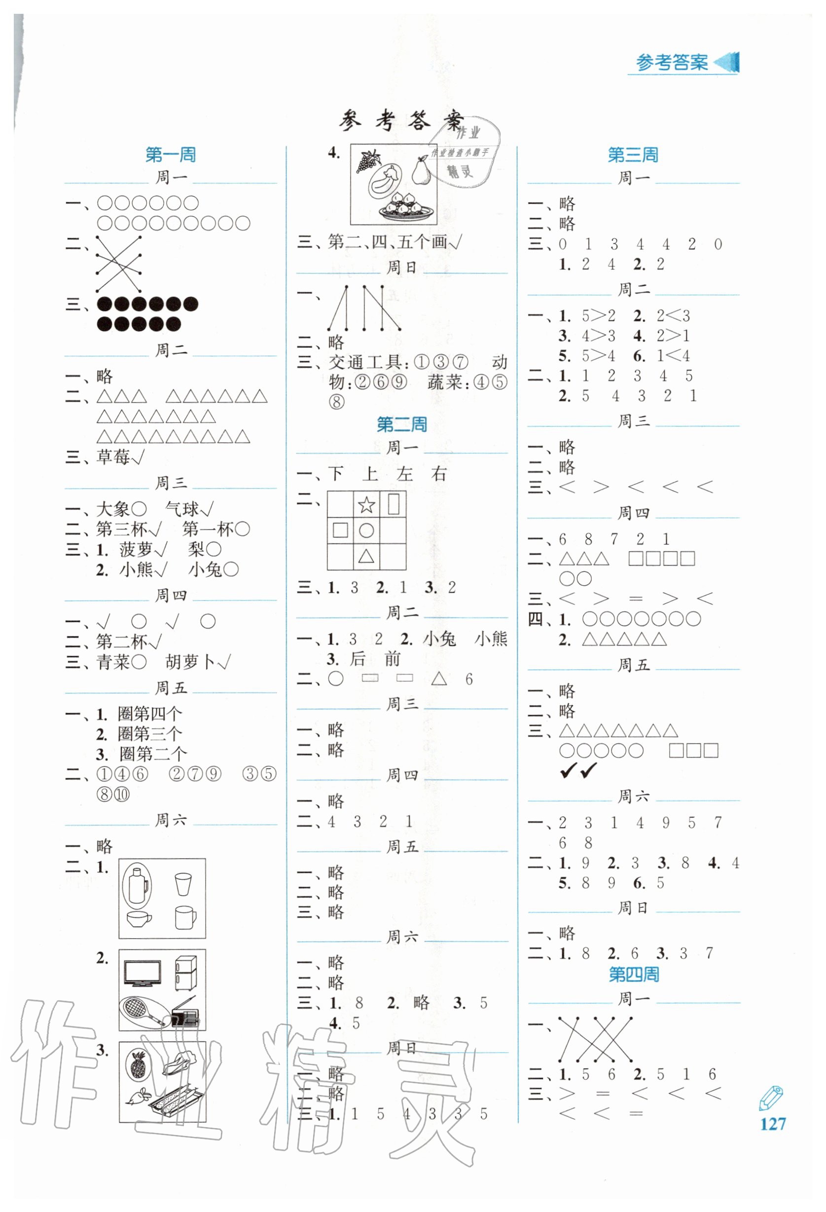 2020年口算天天練每日5分鐘一年級(jí)數(shù)學(xué)上冊(cè)蘇教版 第1頁(yè)